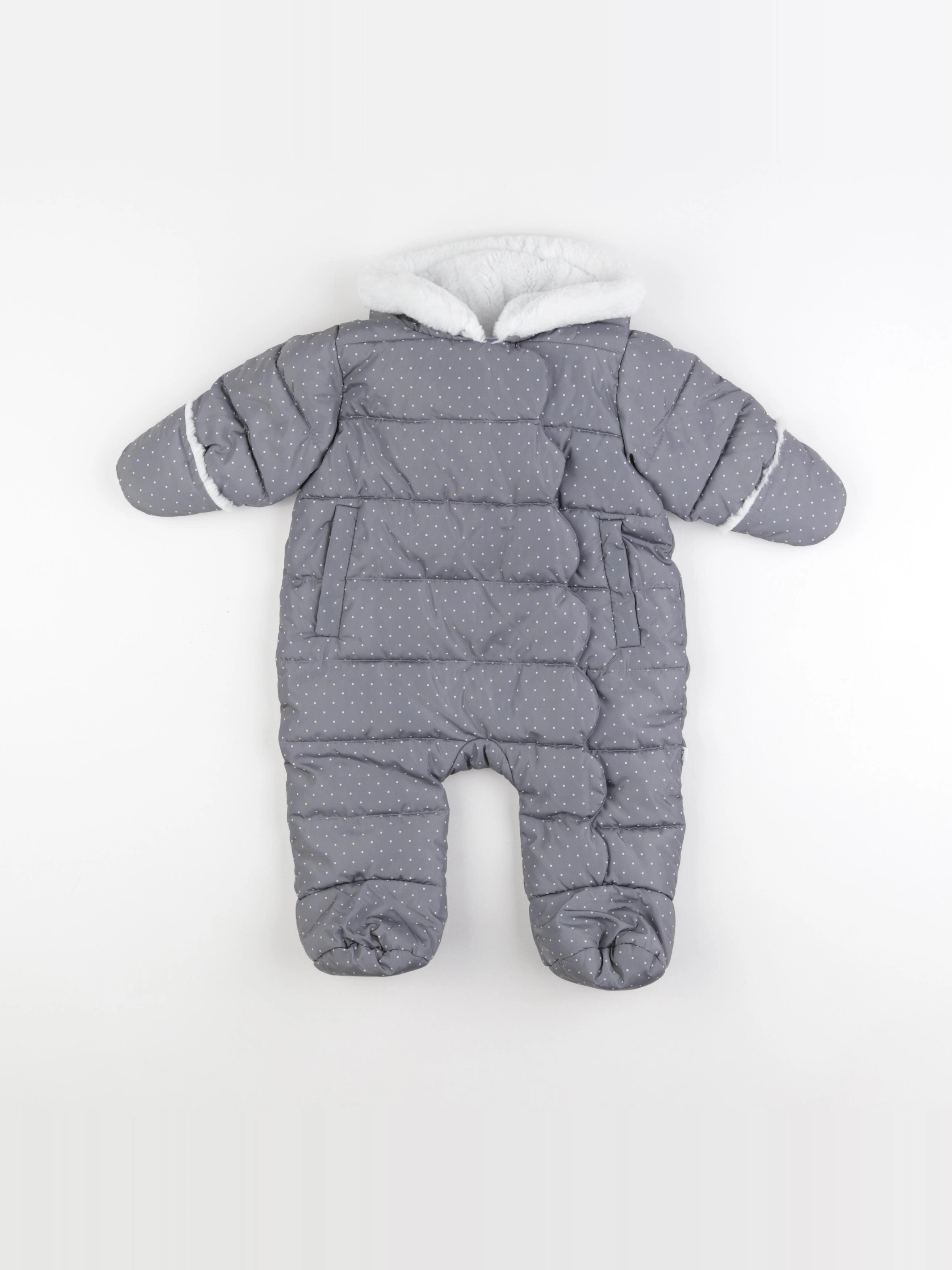 Jacadi - combi-pilote gris - 12 mois