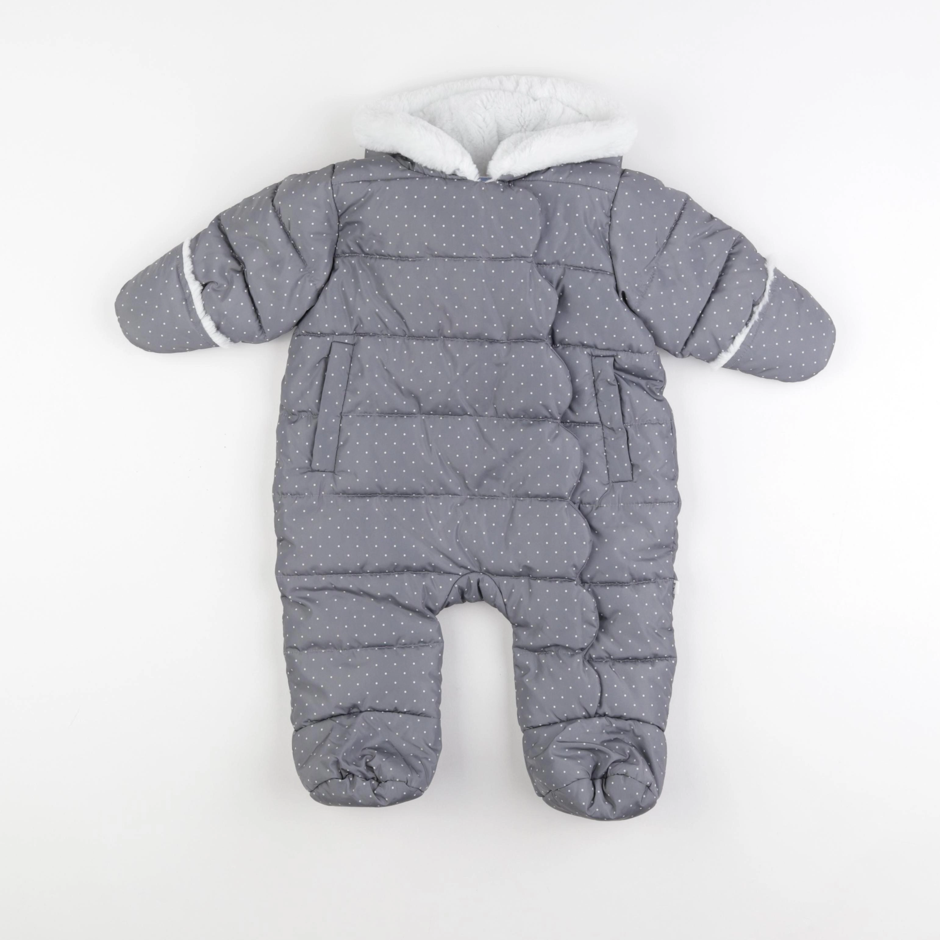 Jacadi - combi-pilote gris - 12 mois