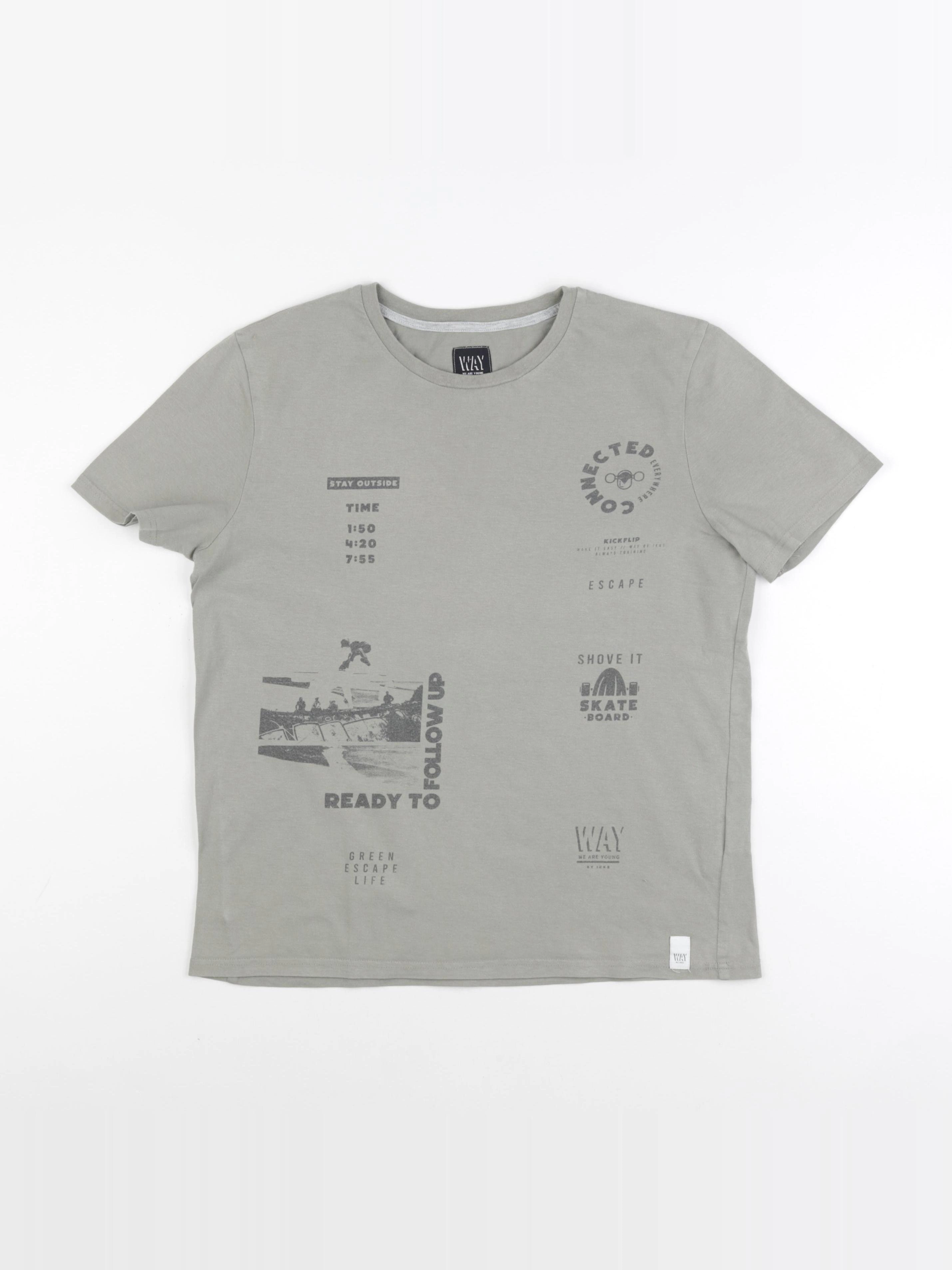 IKKS - tee-shirt vert - 14 ans