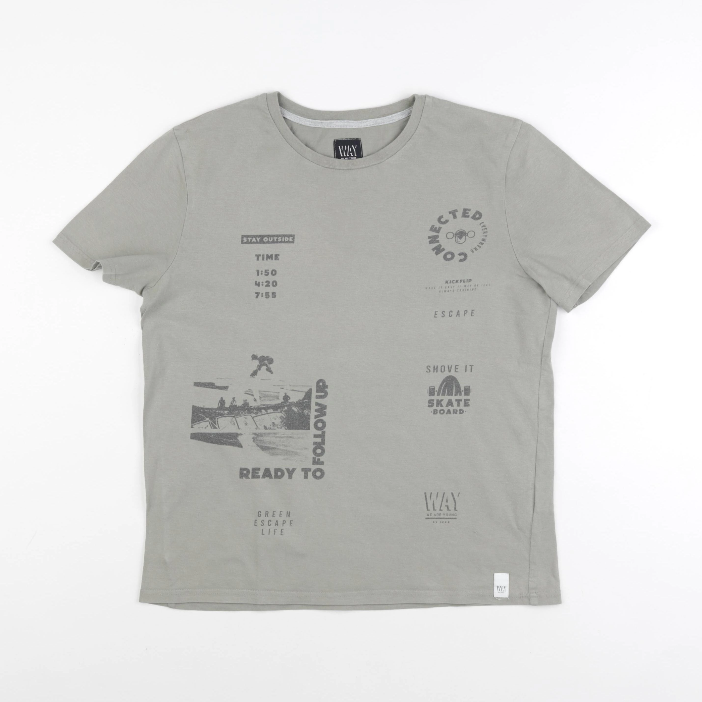 IKKS - tee-shirt vert - 14 ans
