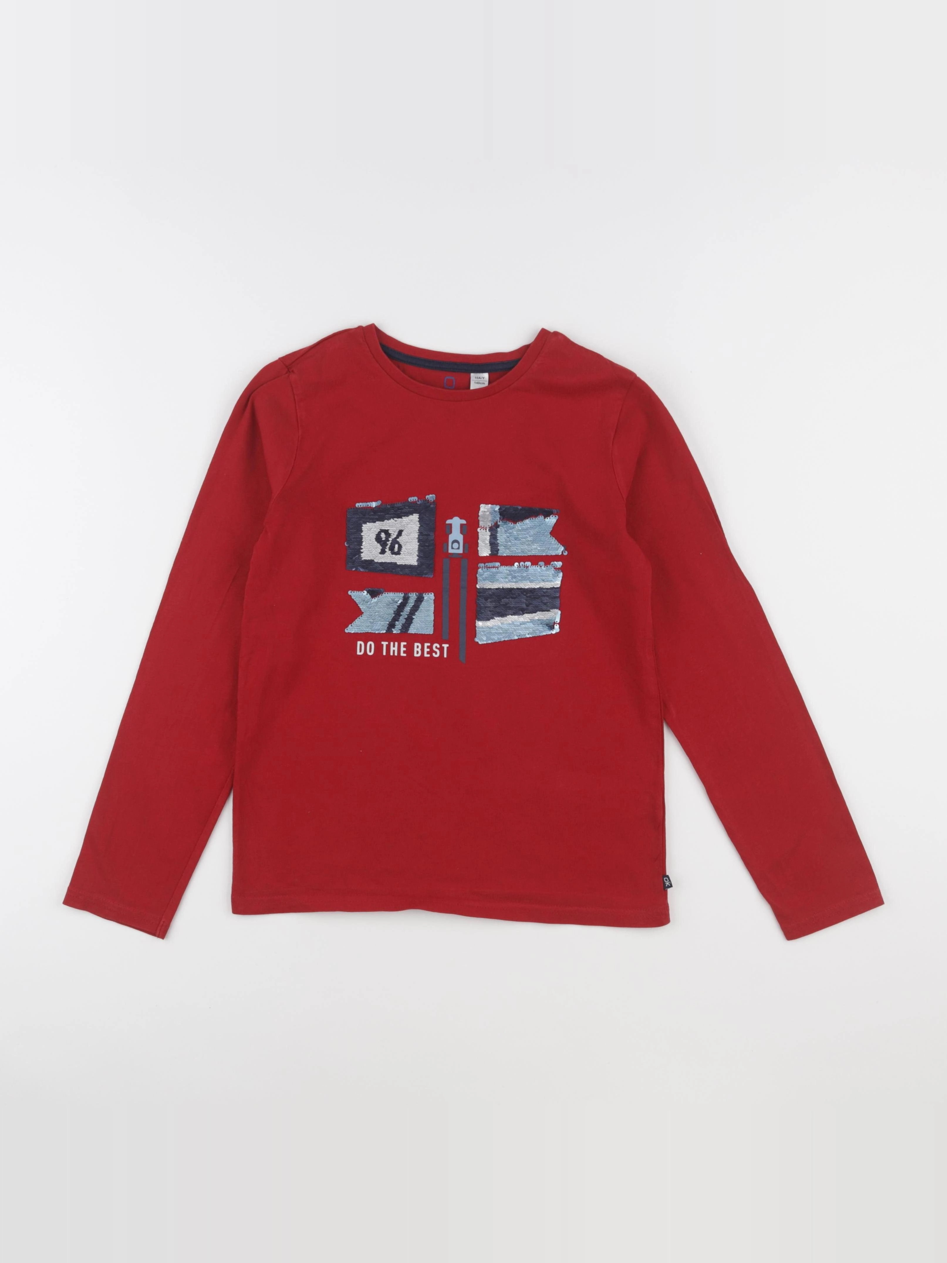 Okaidi - tee-shirt rouge - 10 ans
