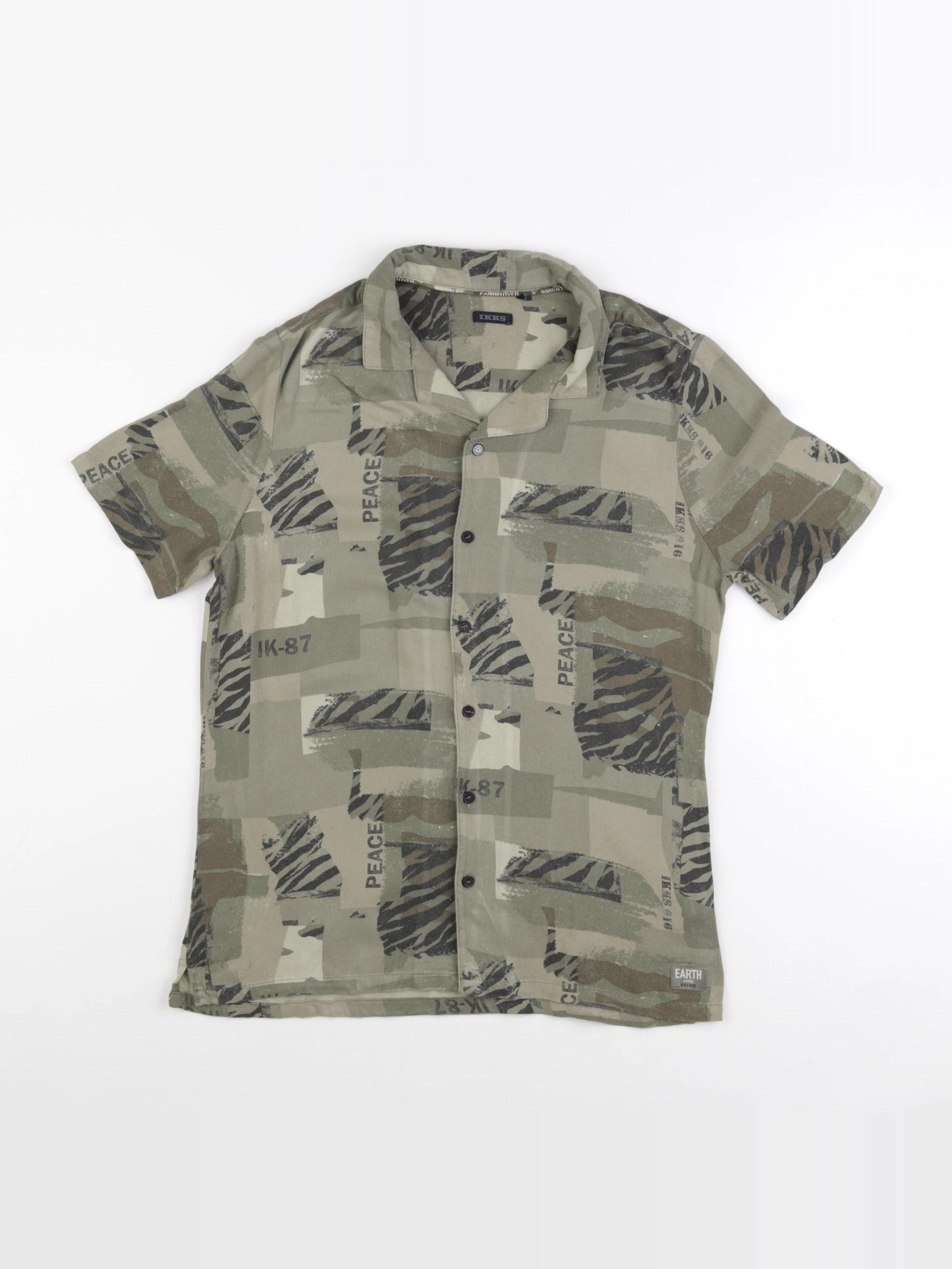 IKKS - chemise vert - 14 ans