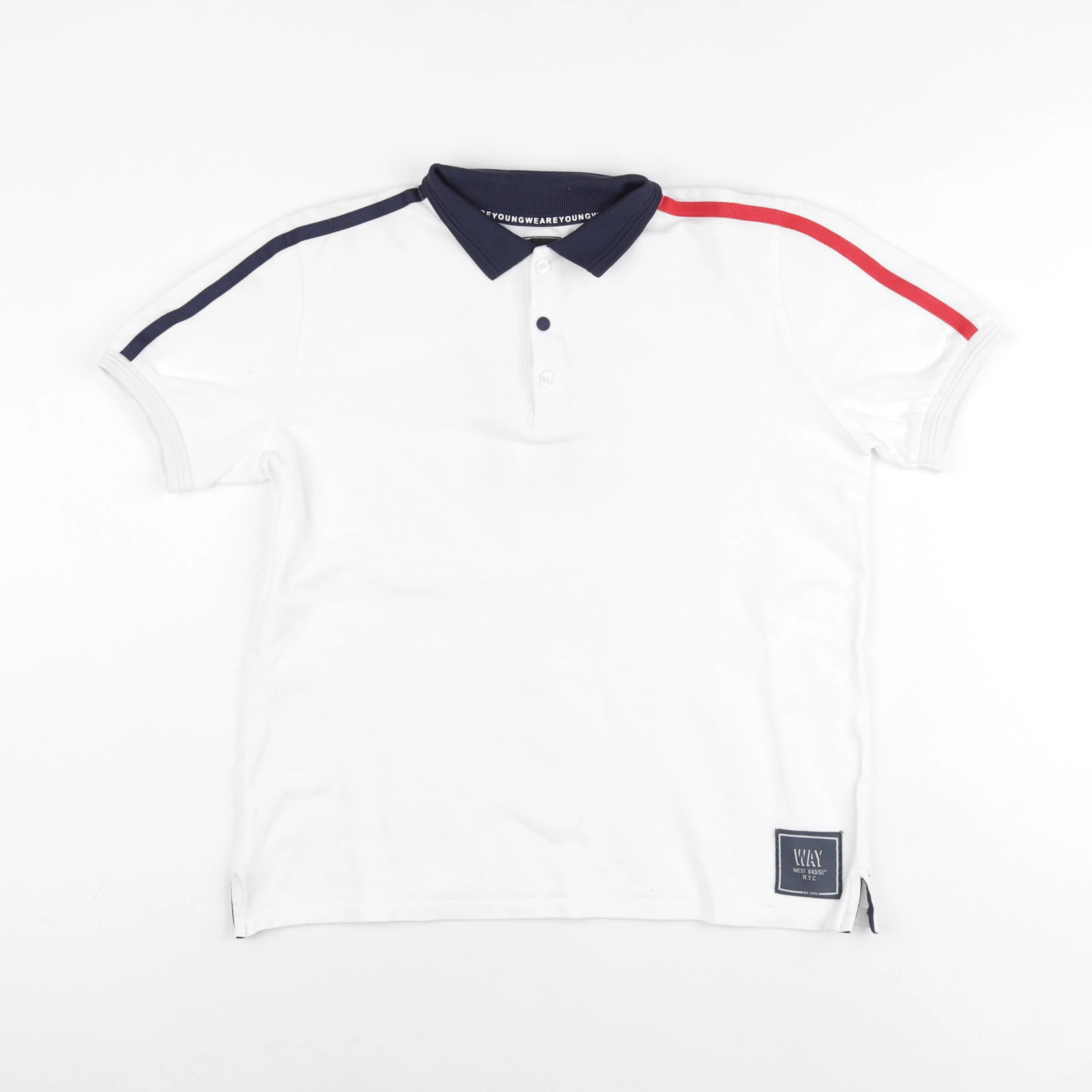 IKKS - polo imprimé au dos blanc - 14 ans