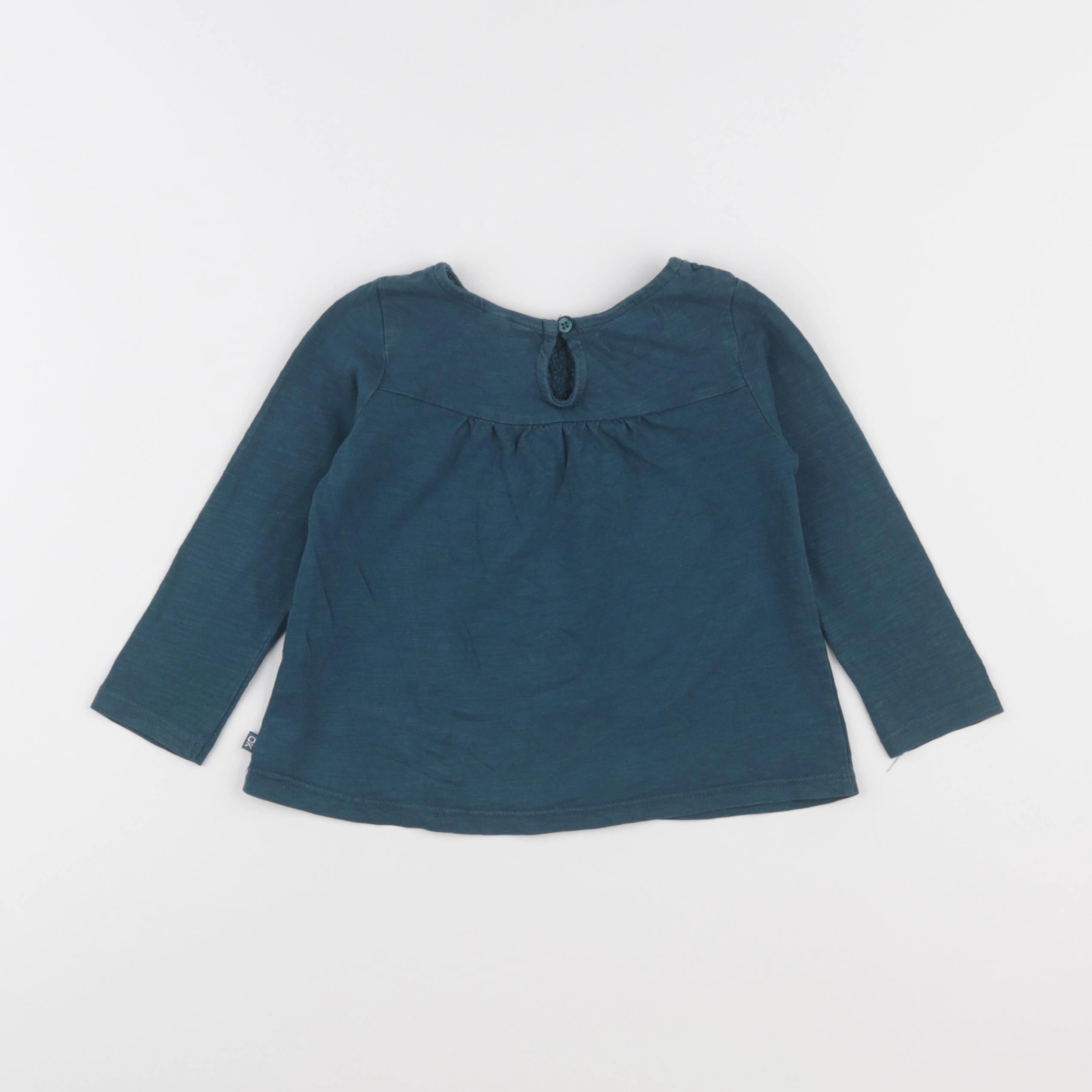 Okaidi - tee-shirt vert - 2 ans