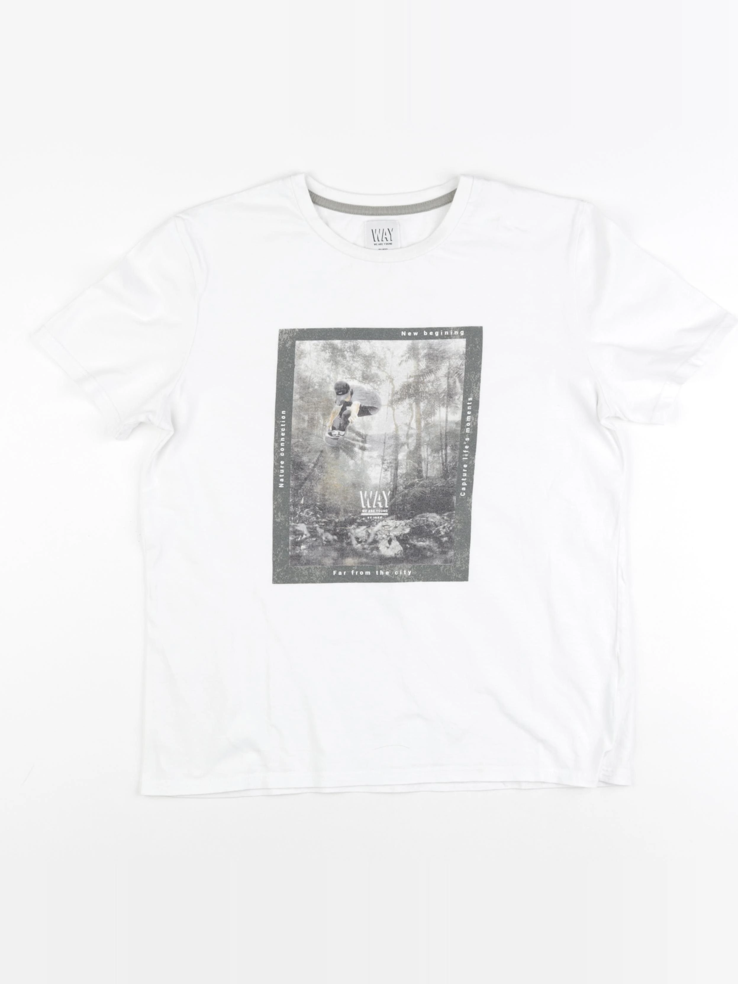 IKKS - tee-shirt blanc - 14 ans