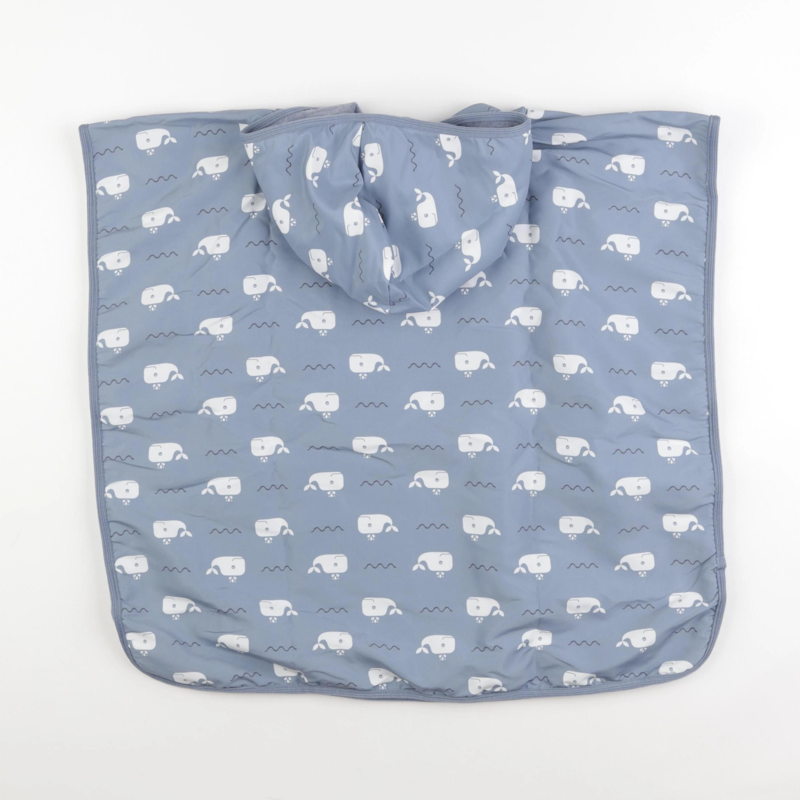 Fresk - Poncho de bain BALEINE bleu - 0/36 mois