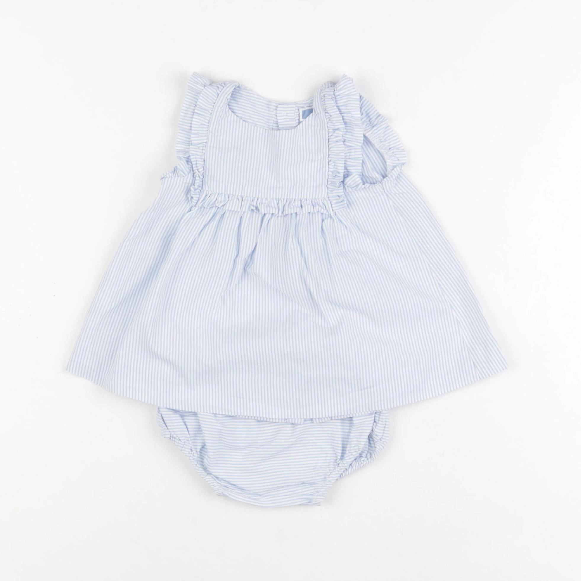Jacadi - robe bleu - 3 mois