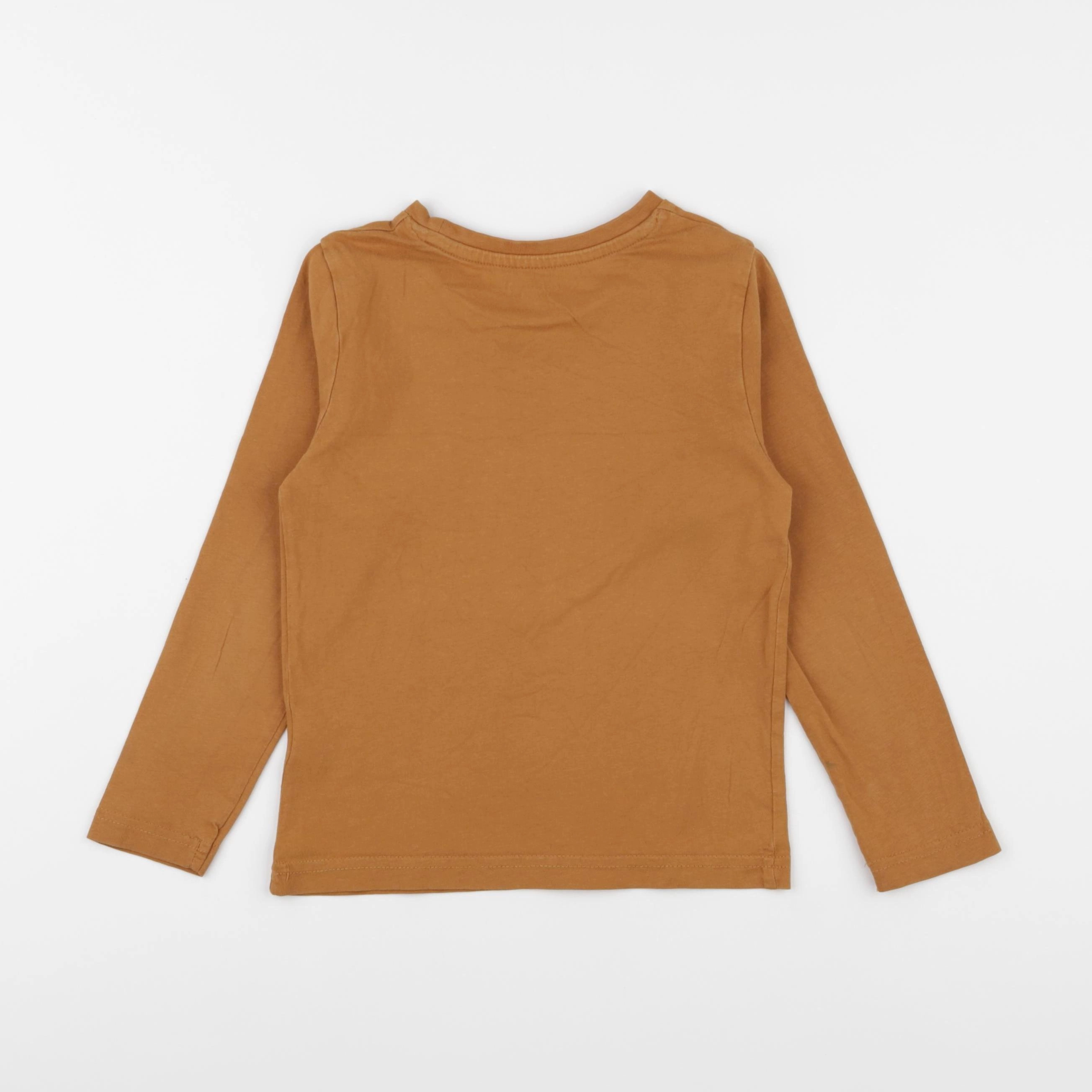 Vertbaudet - tee-shirt marron - 5 ans