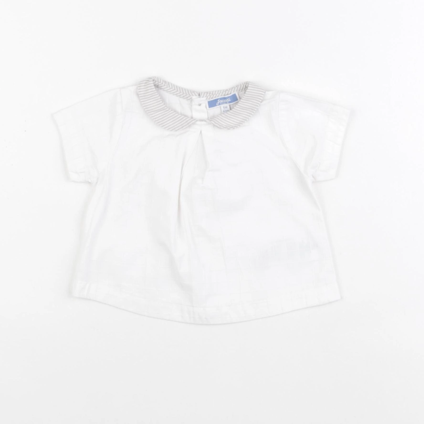 Jacadi - blouse blanc - 6 mois
