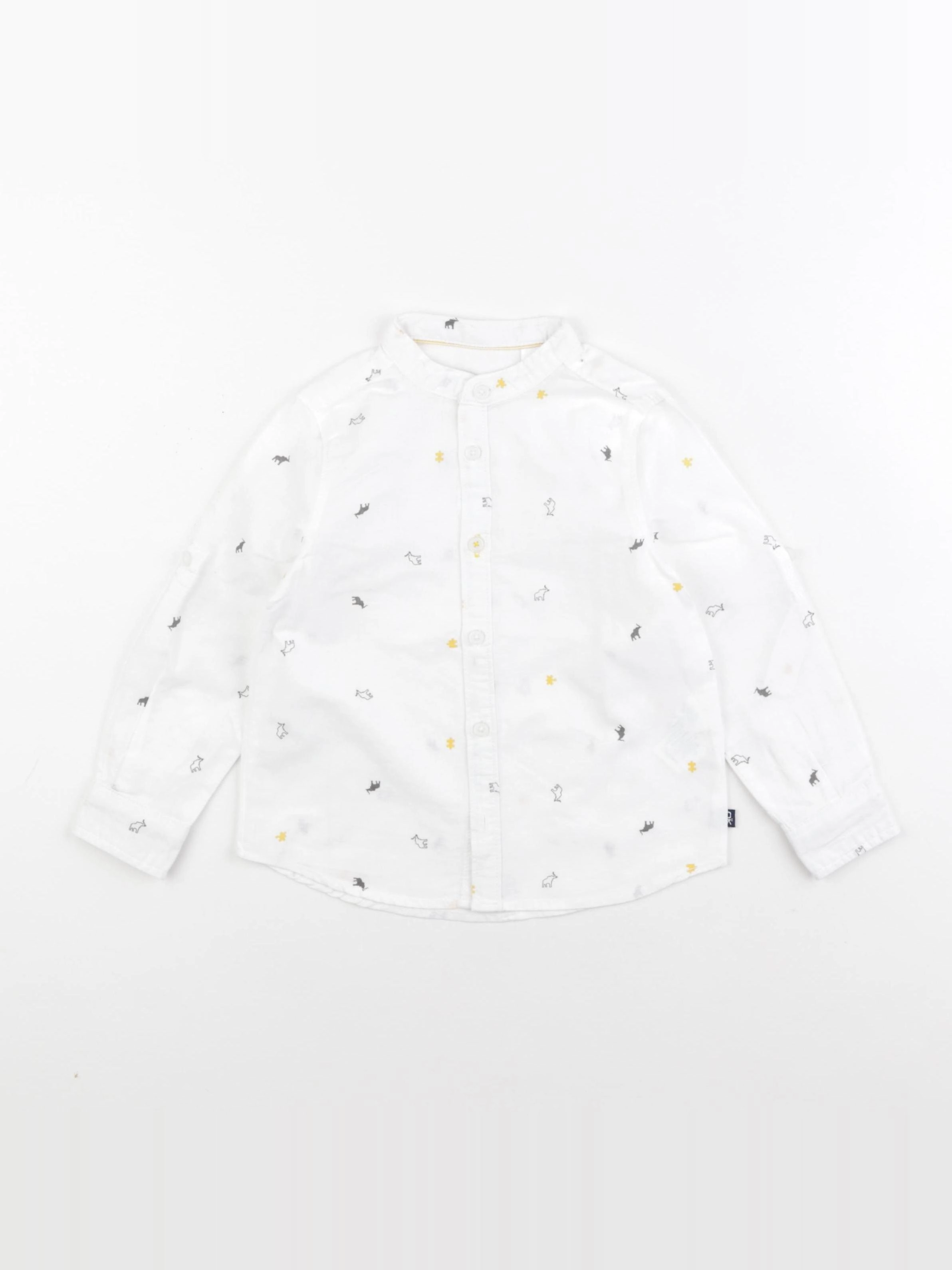 Okaidi - chemise blanc - 3 ans