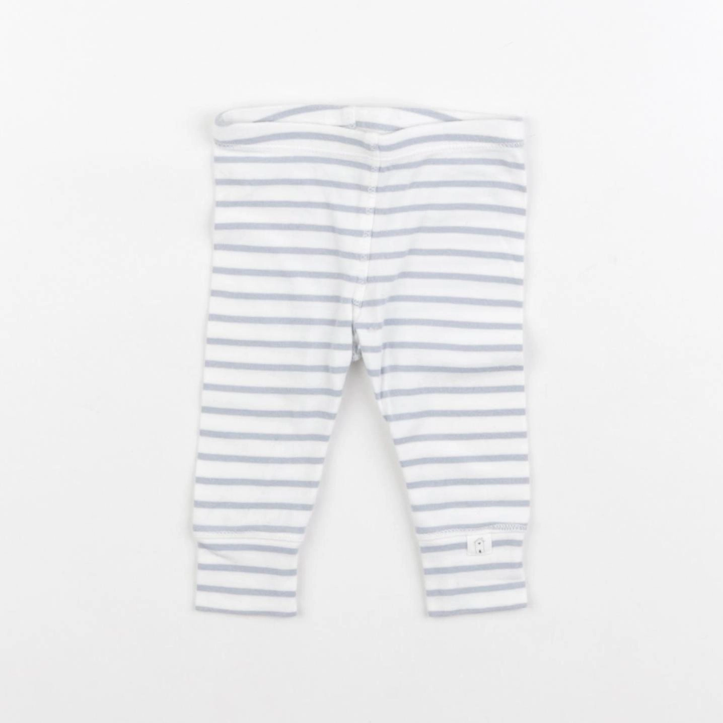 Tape à l'oeil - legging bleu, blanc - 3 mois