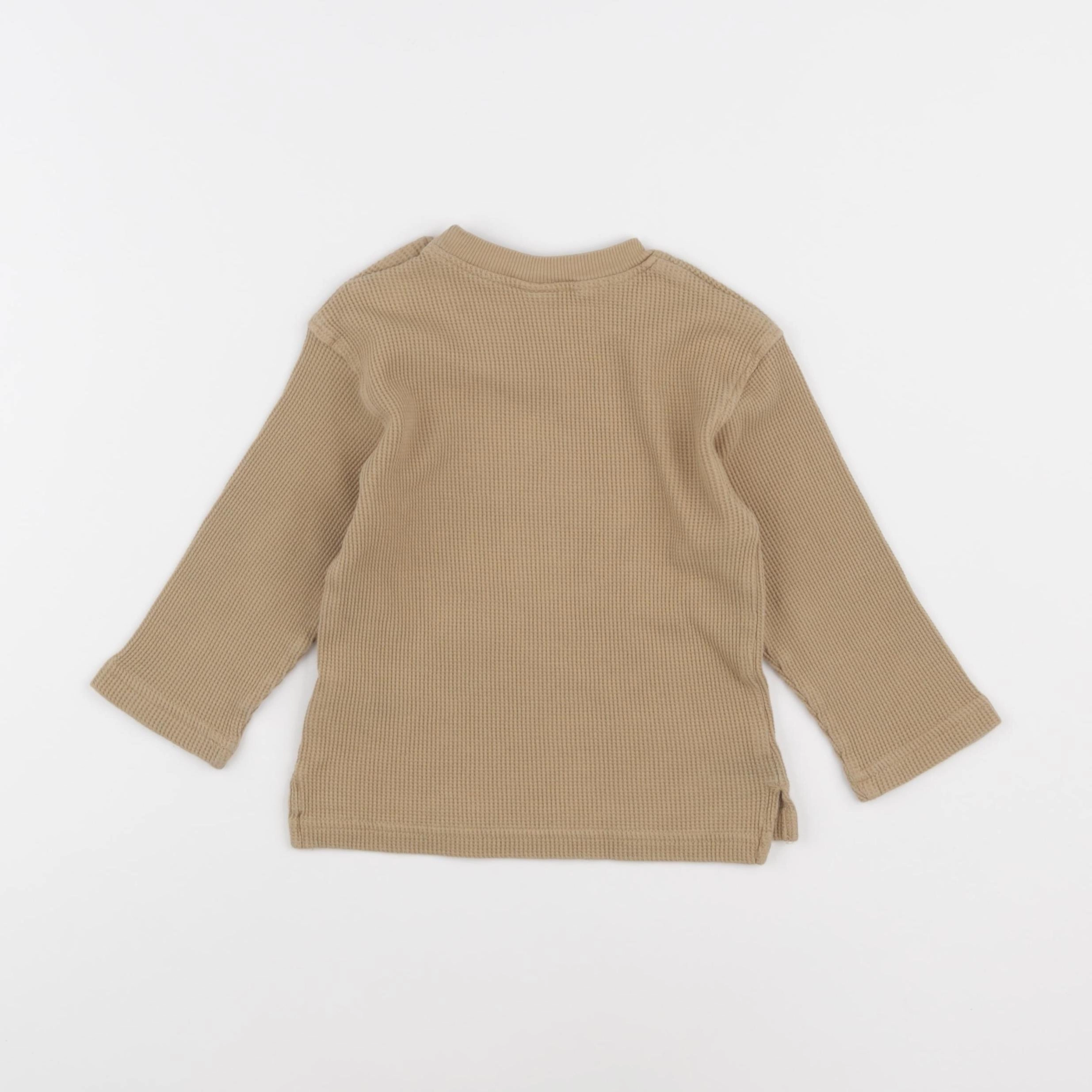 H&M - tee-shirt marron - 18/24 mois