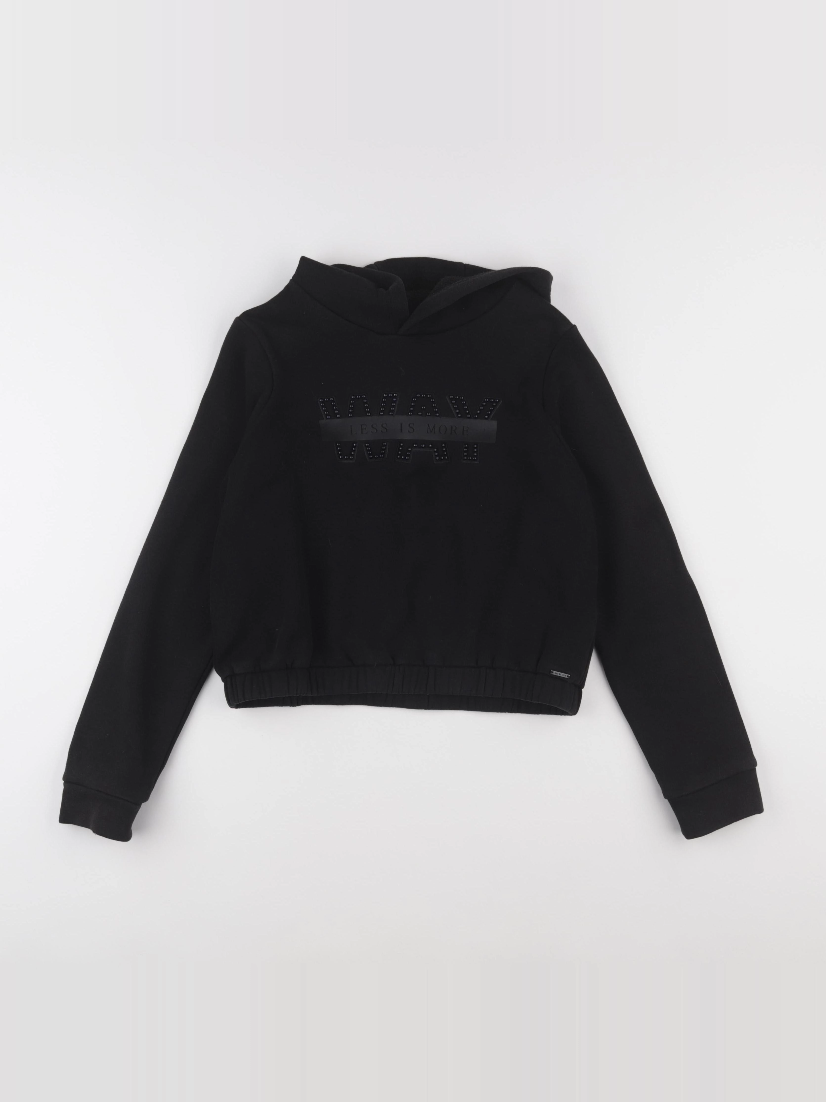 IKKS - sweat noir - 12 ans