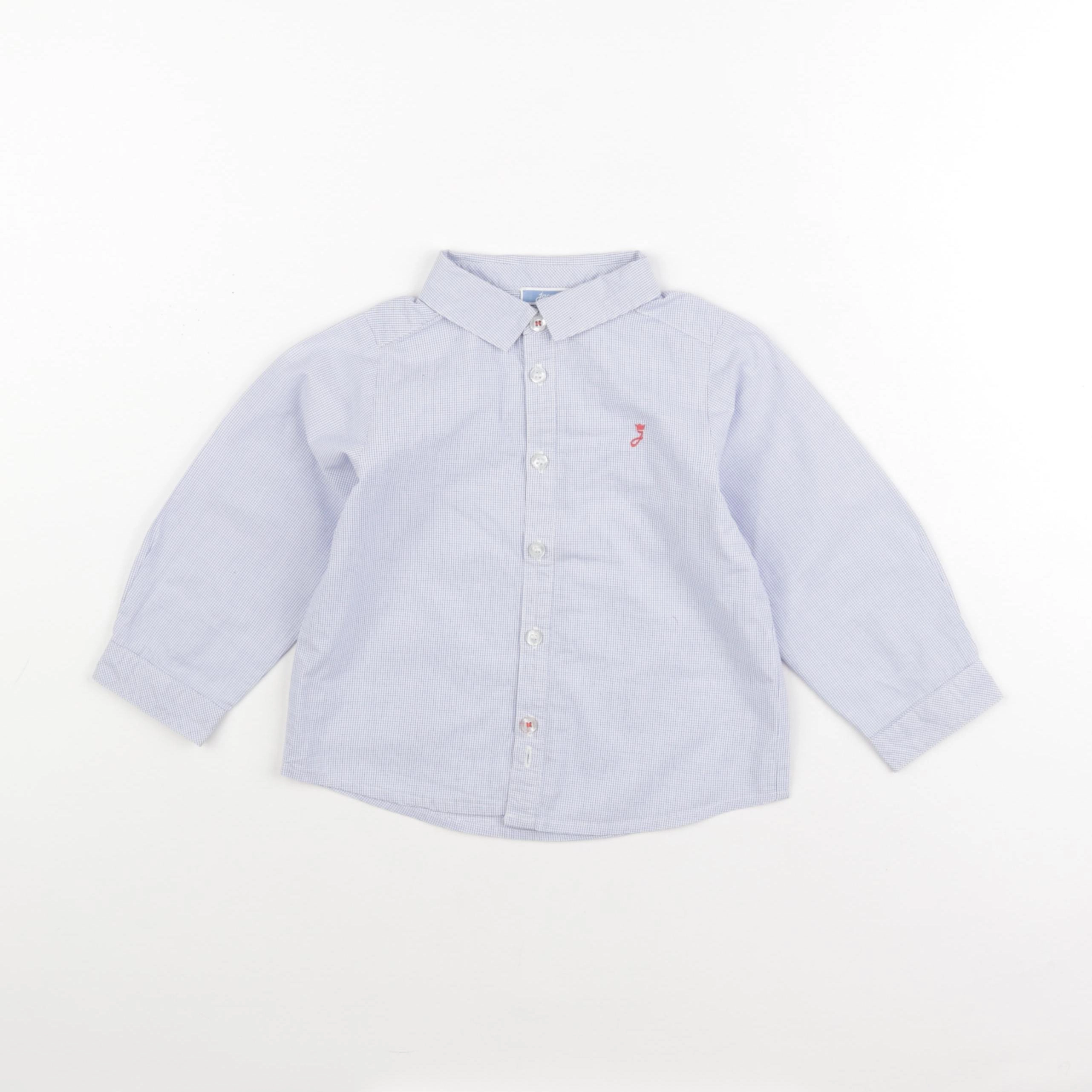 Jacadi - chemise bleu - 24 mois