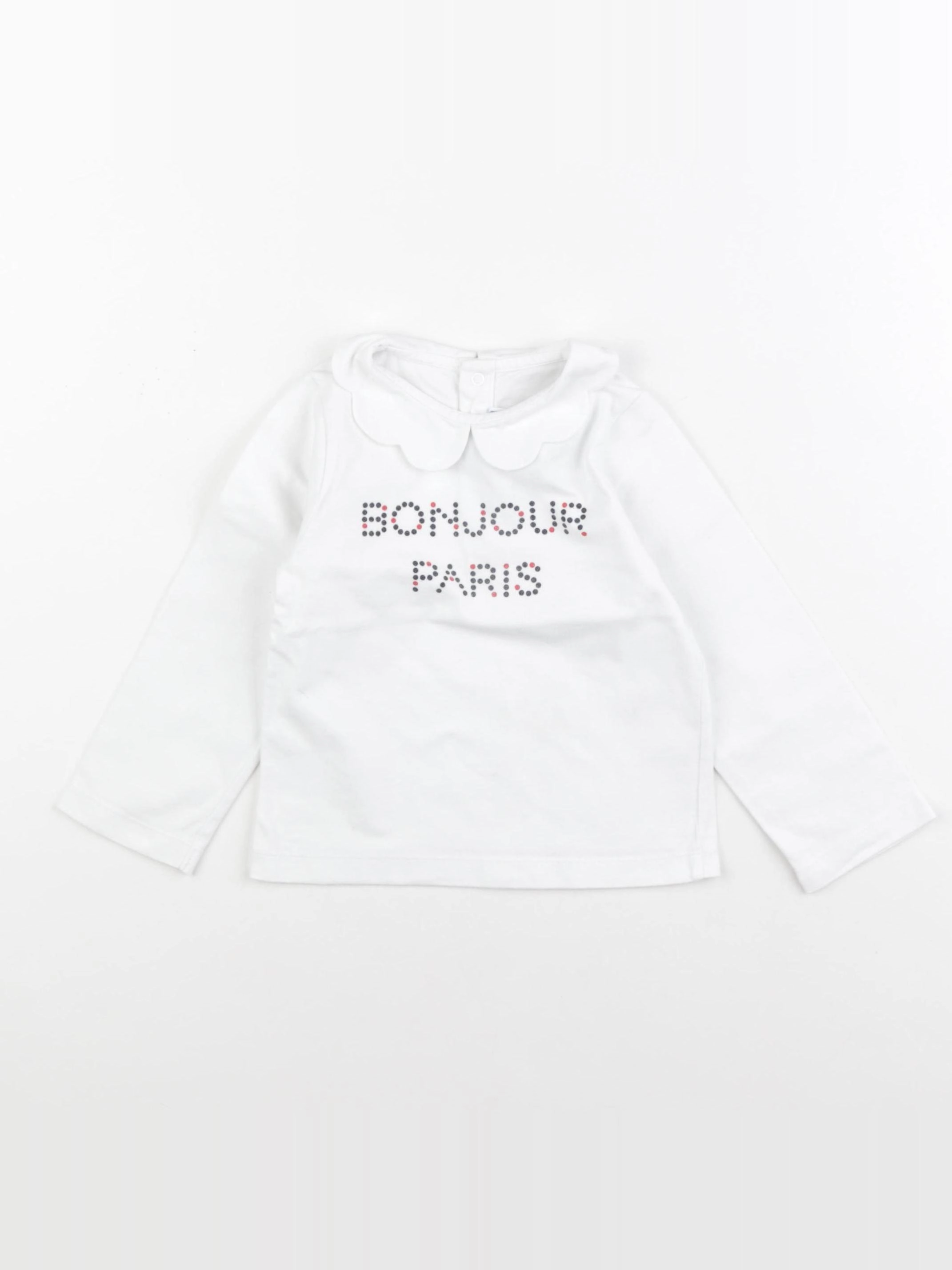 Jacadi - tee-shirt blanc - 36 mois