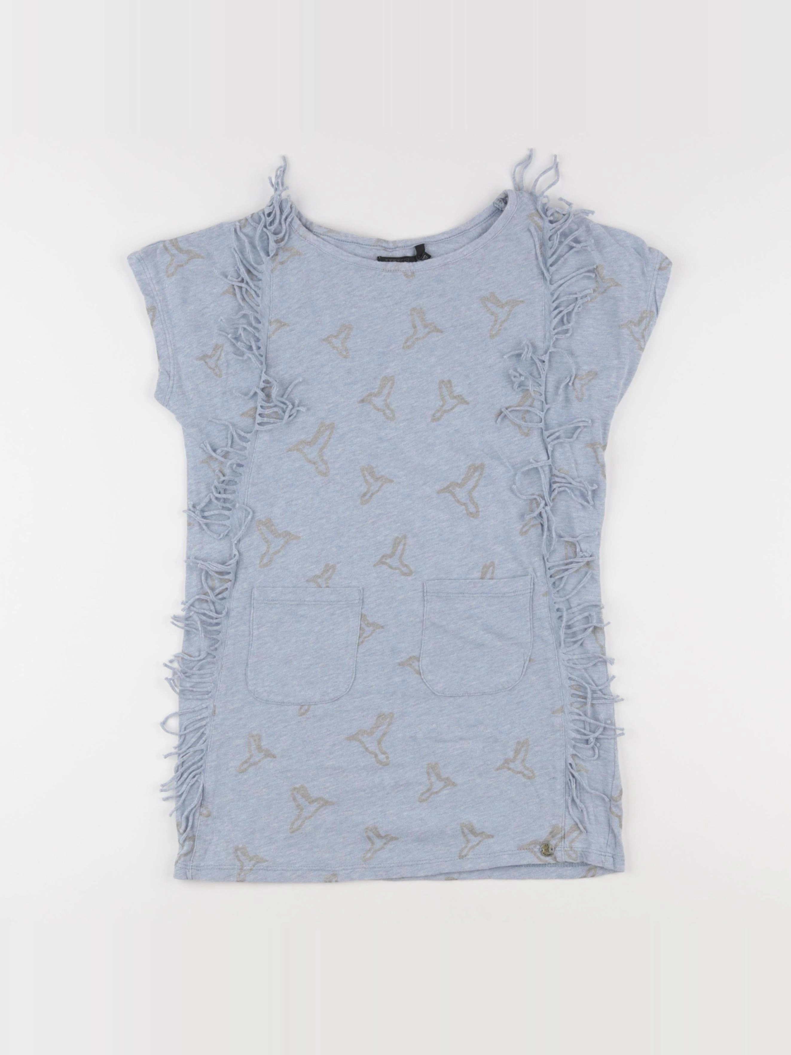 IKKS - tee-shirt bleu - 8 ans