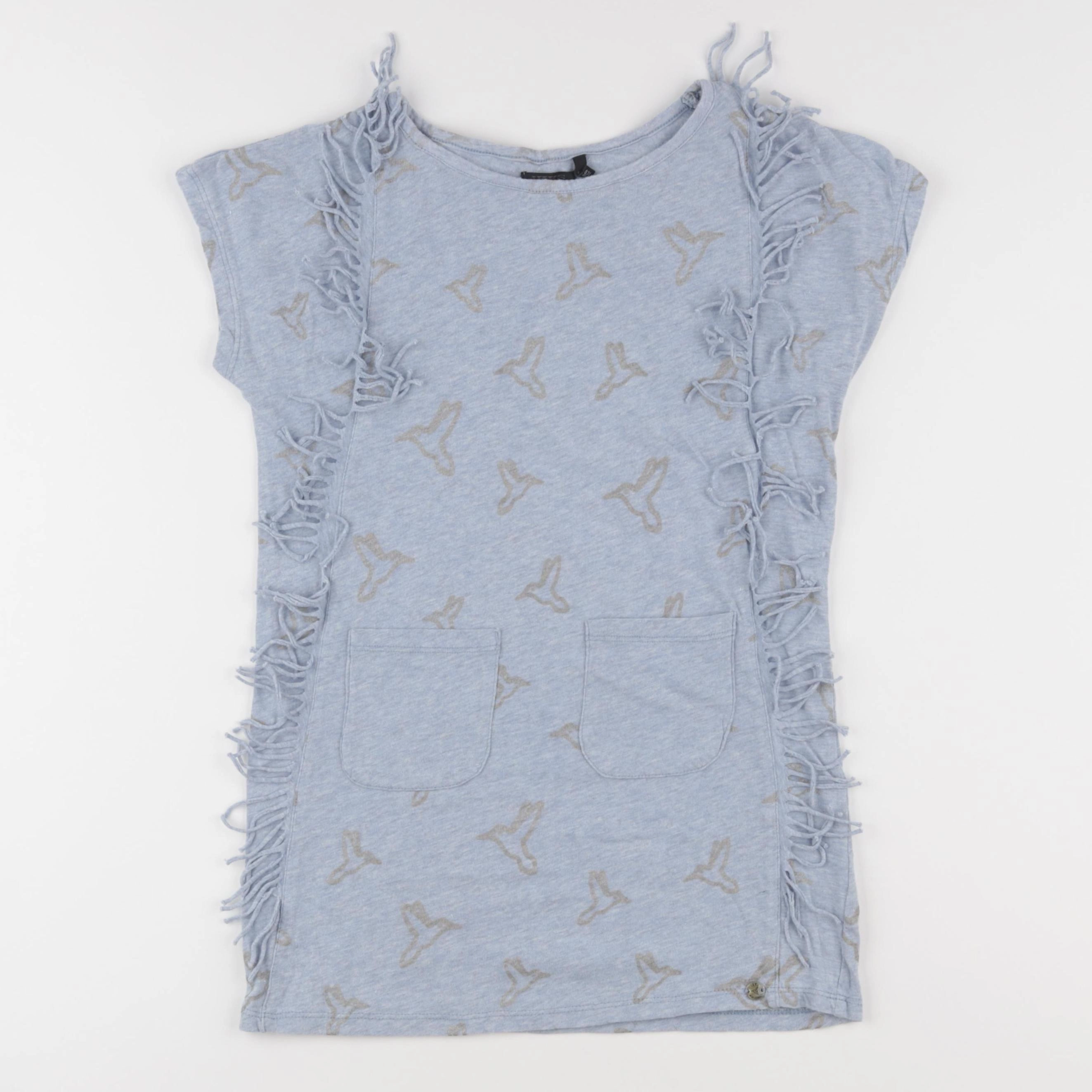 IKKS - tee-shirt bleu - 8 ans