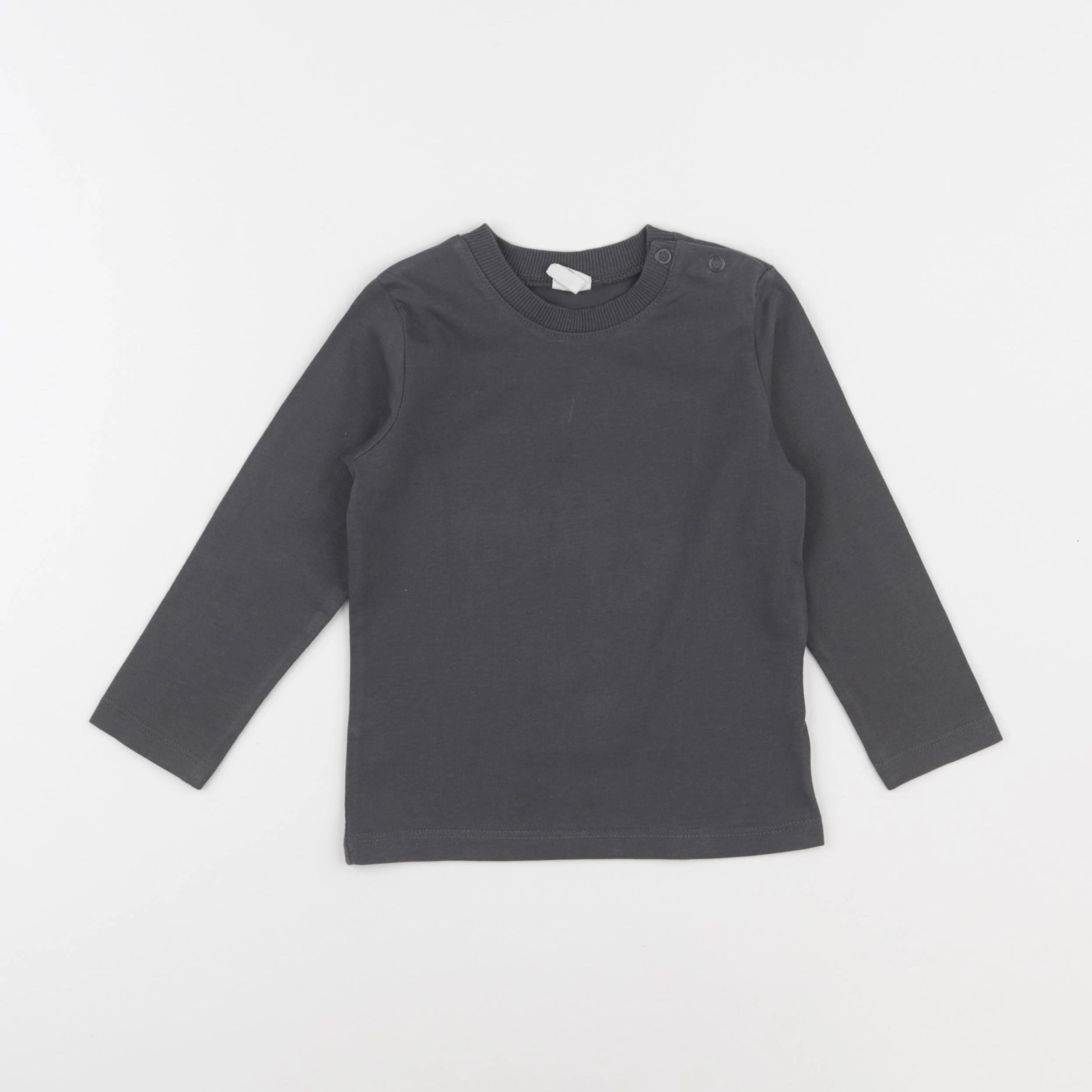H&M - tee-shirt gris - 12/18 mois