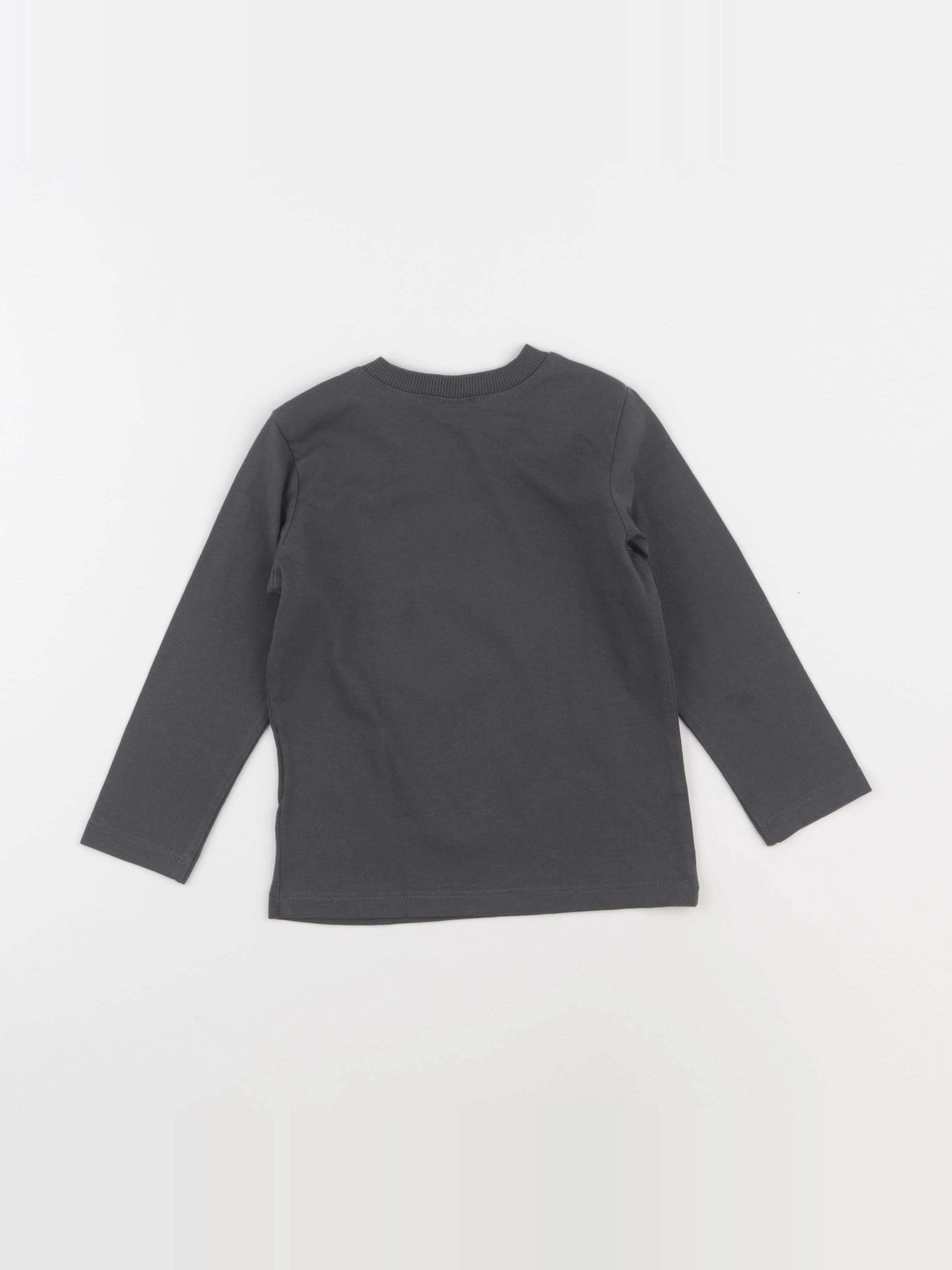H&M - tee-shirt gris - 12/18 mois