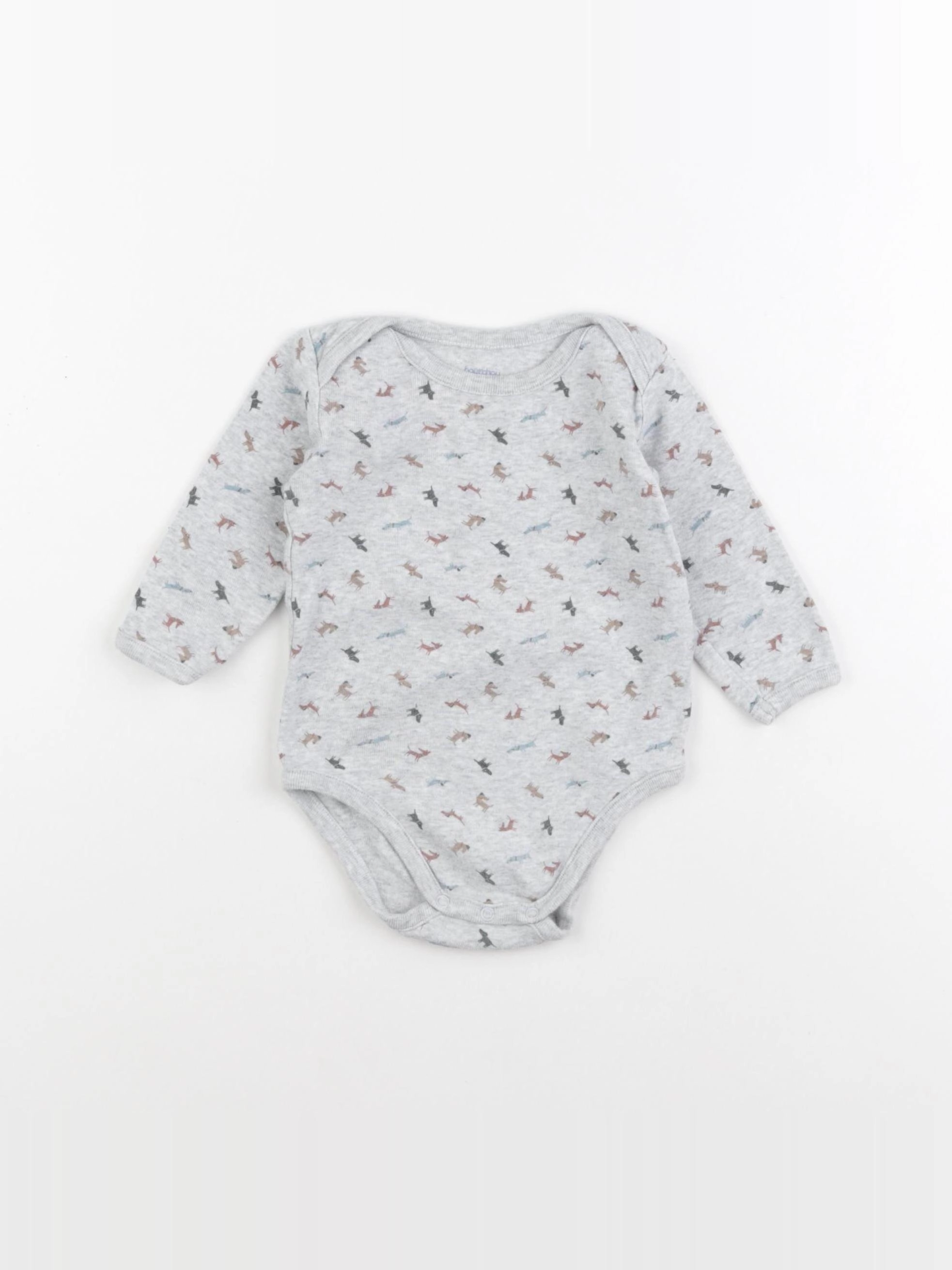 Boutchou - body gris - 12 mois