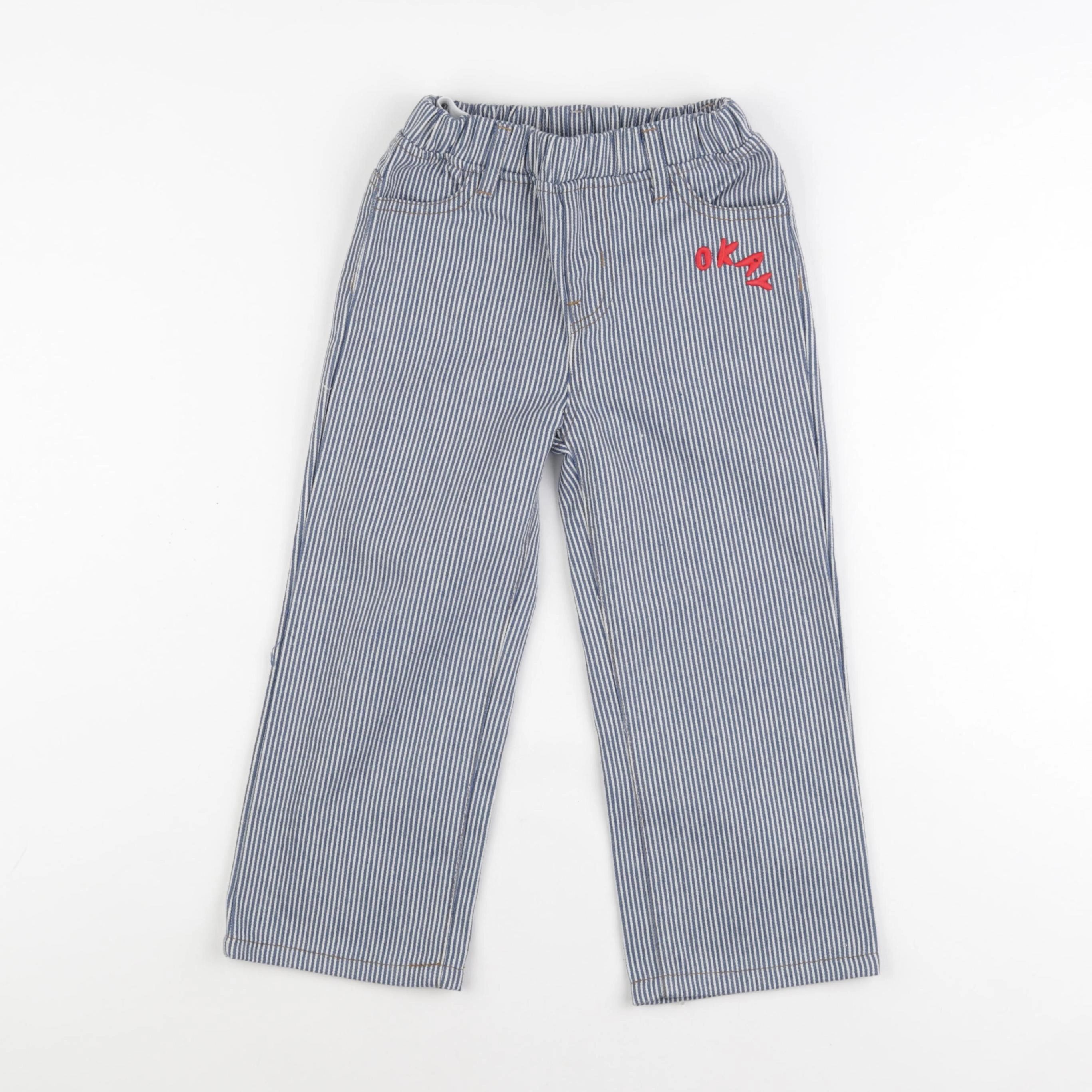 Monoprix - jean bleu - 4 ans