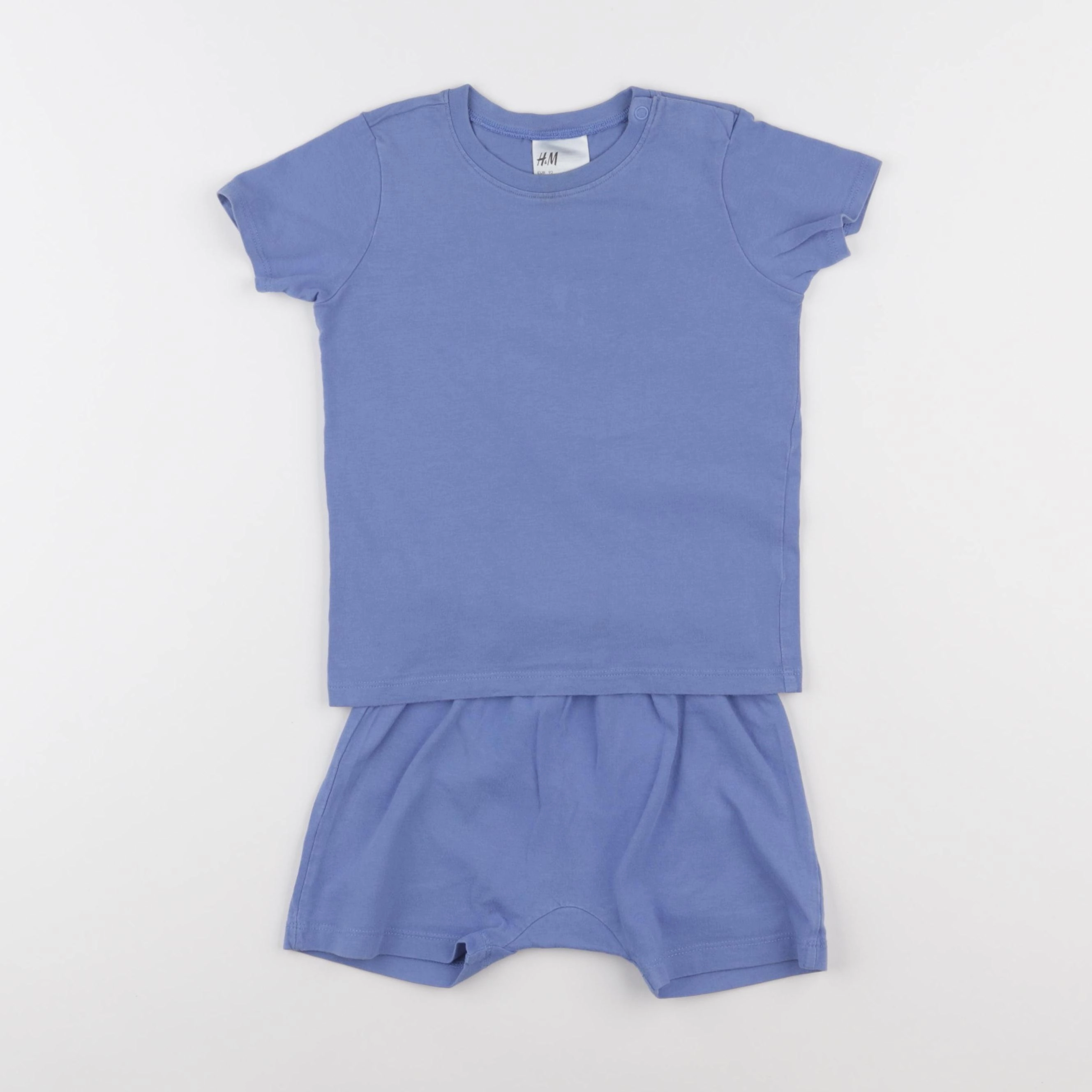 H&M - ensemble bleu - 18/24 mois