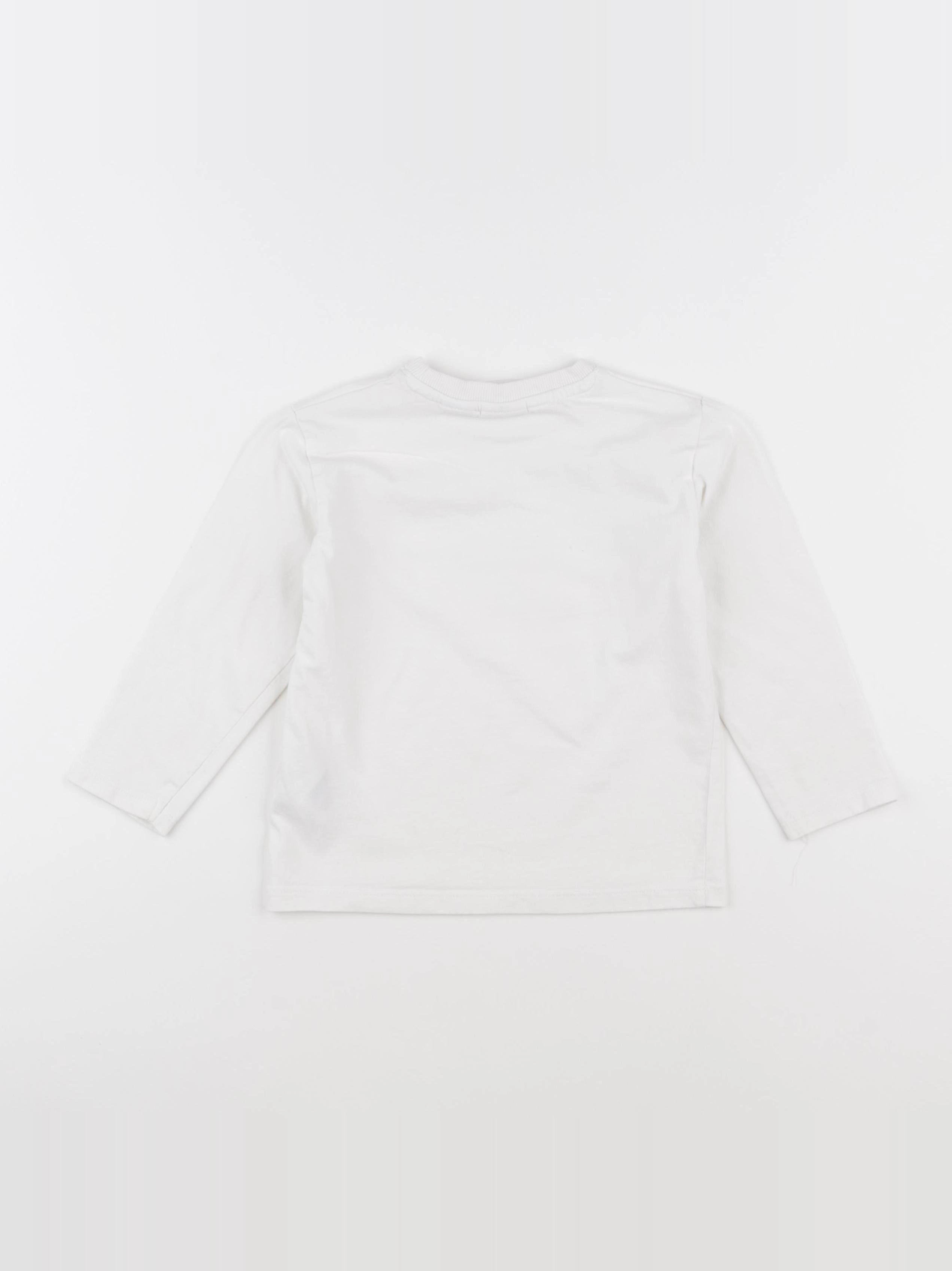 Zara - tee-shirt blanc - 2/3 ans