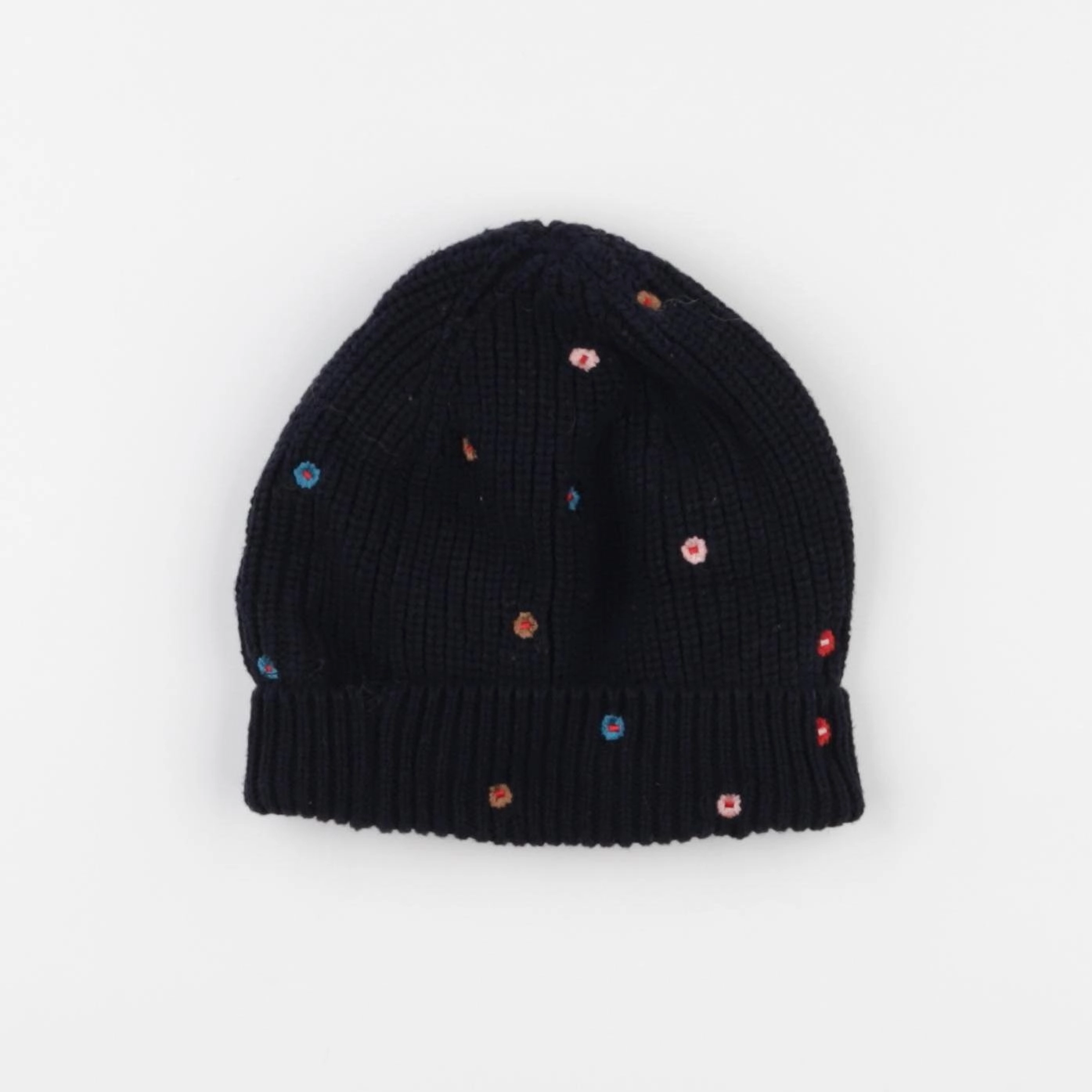 Monoprix - bonnet bleu - 3/6 ans