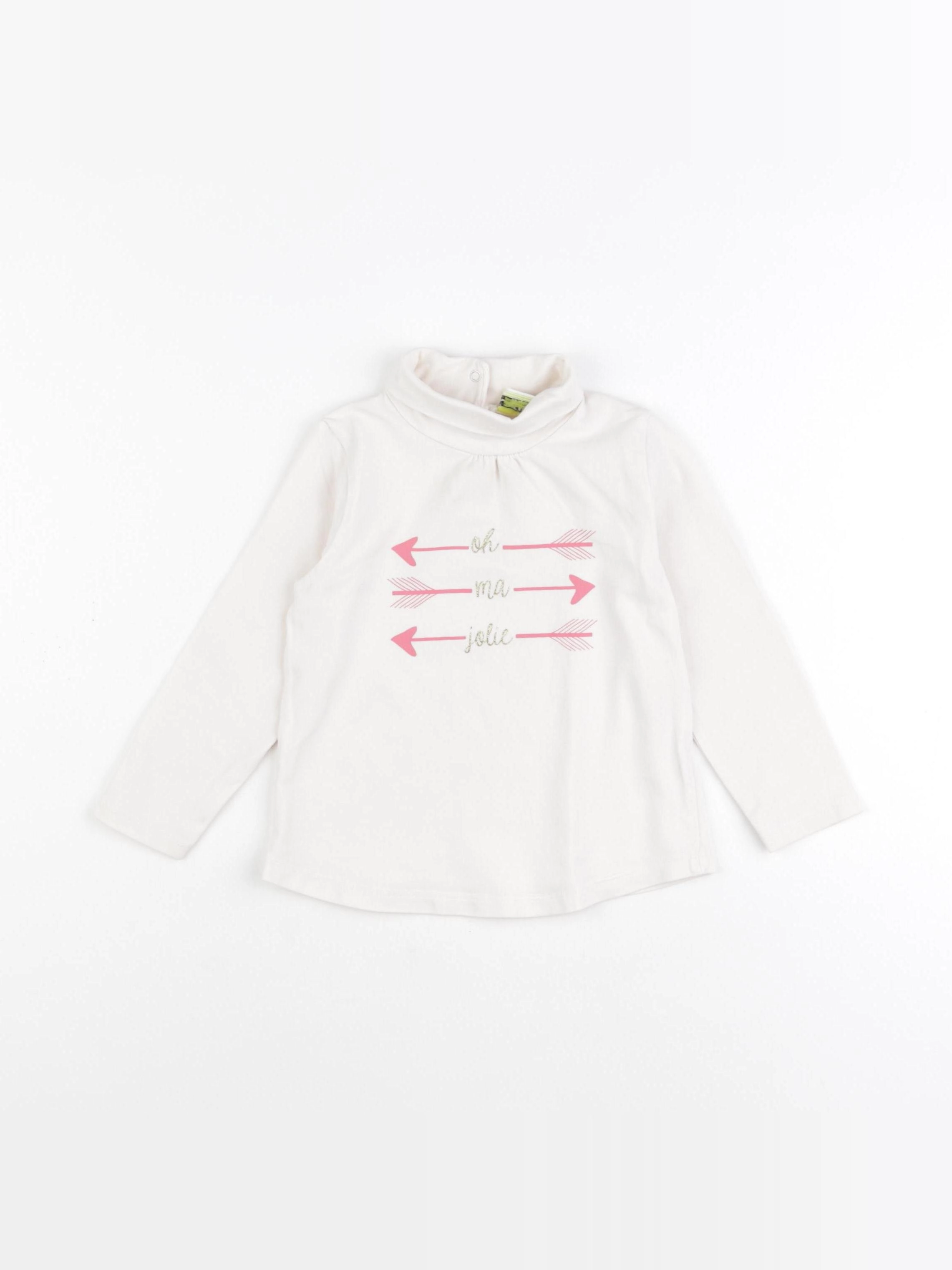 Tape à l'oeil - tee-shirt blanc - 24 mois