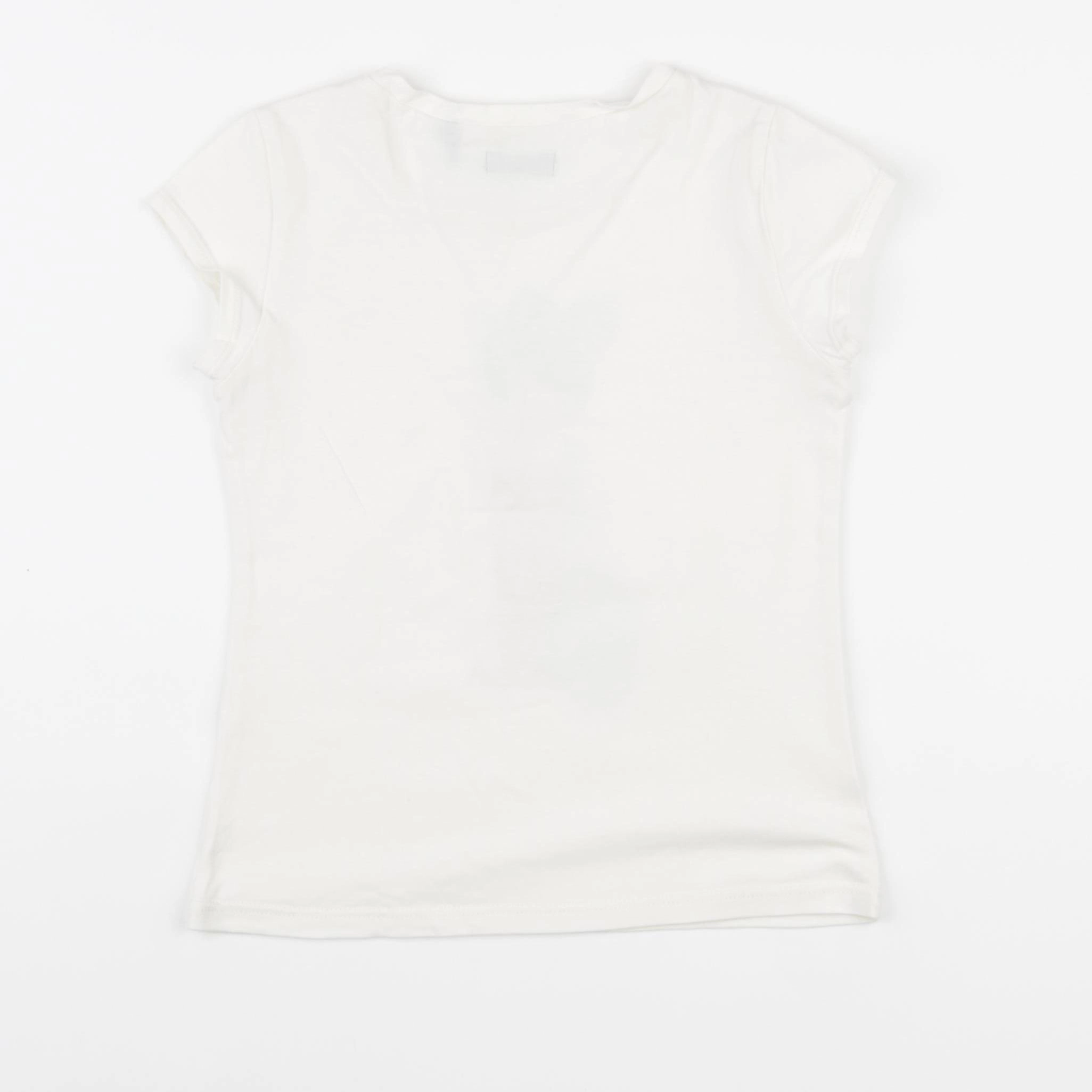 H&M - tee-shirt beige - 4 ans