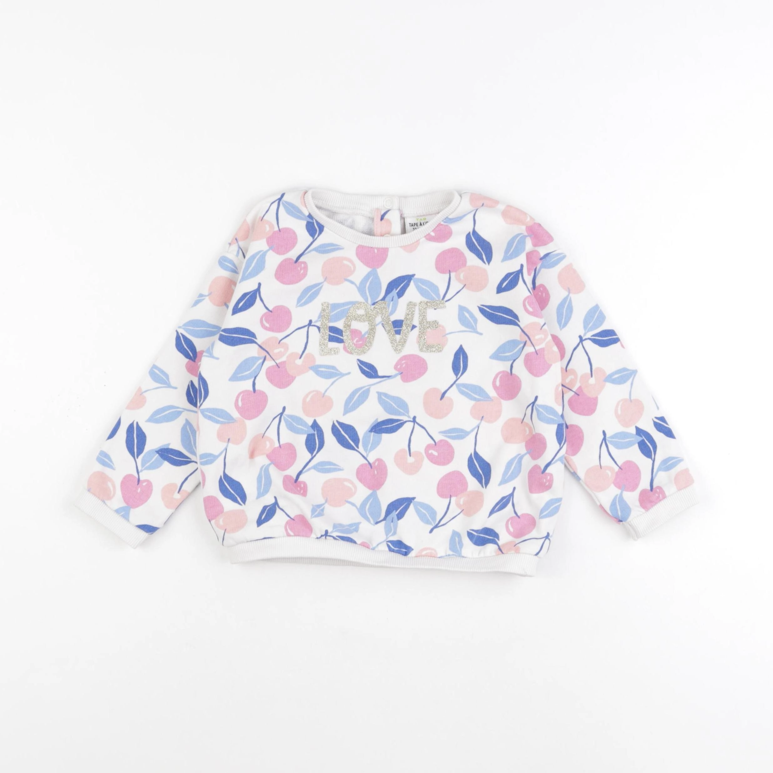 Tape à l'oeil - sweat bleu - 24 mois