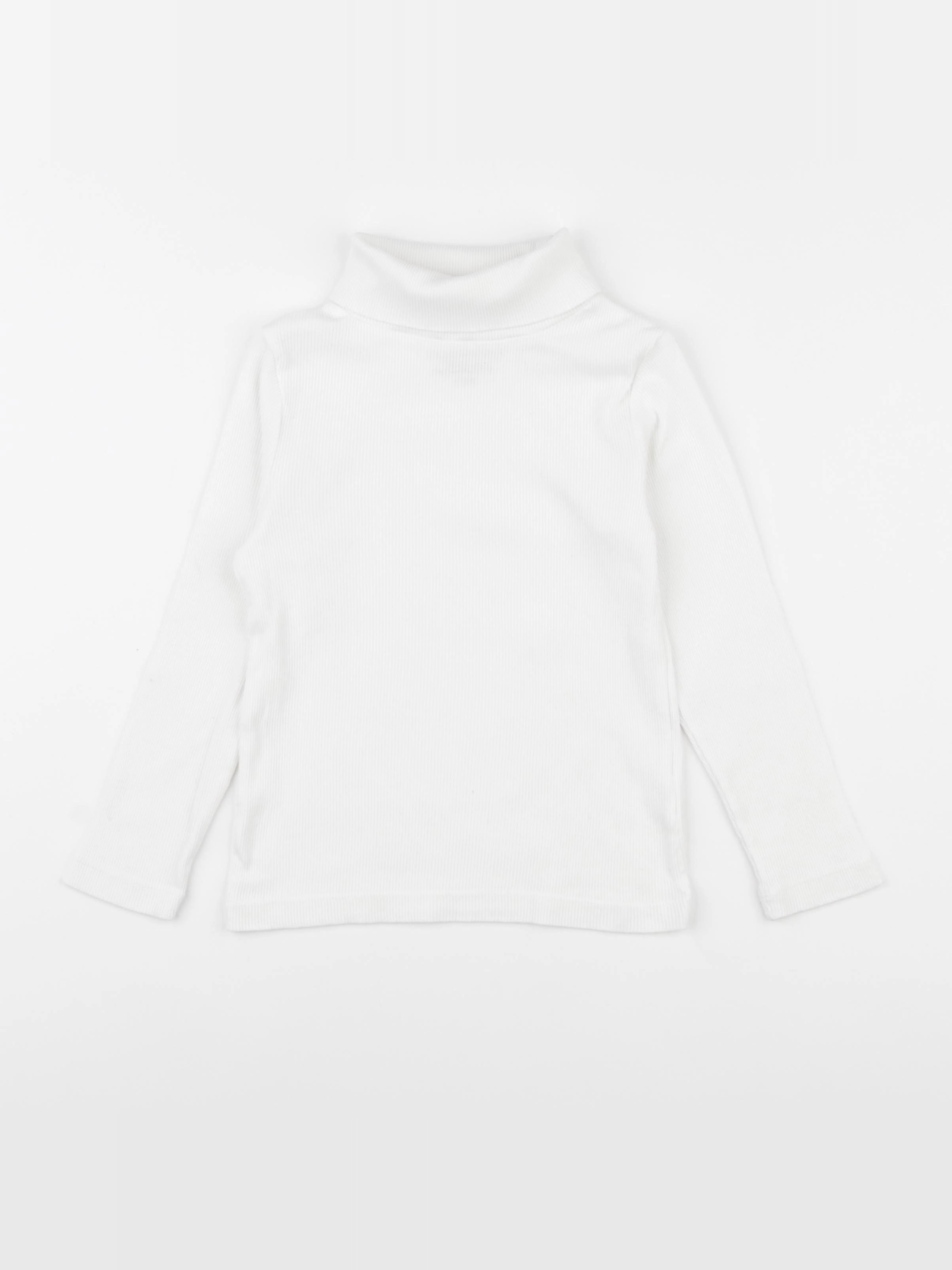Monoprix - sous-pull blanc - 5 ans