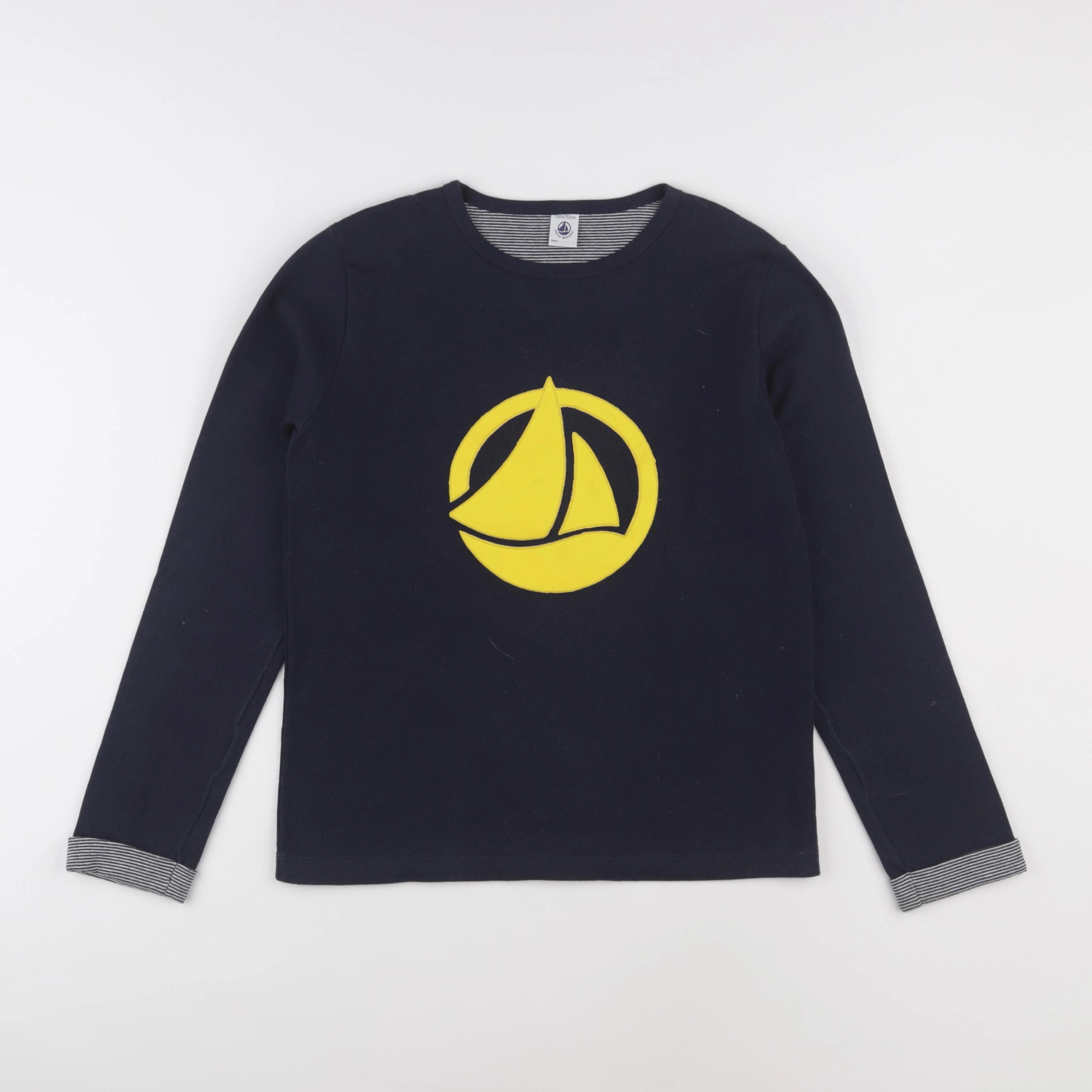 Petit Bateau - sweat bleu - 12 ans