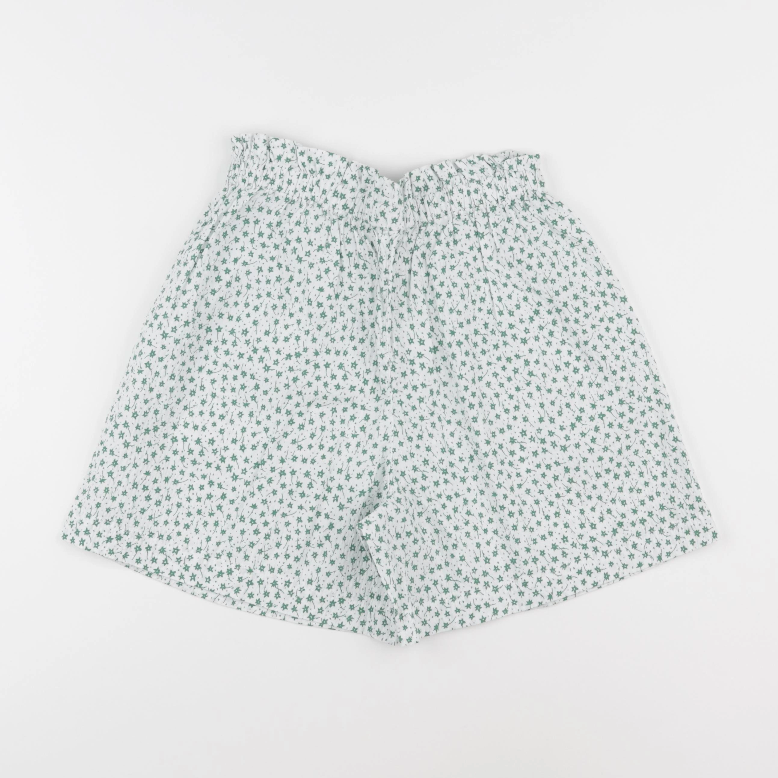 Uniqlo - short blanc, vert - 11/12 ans