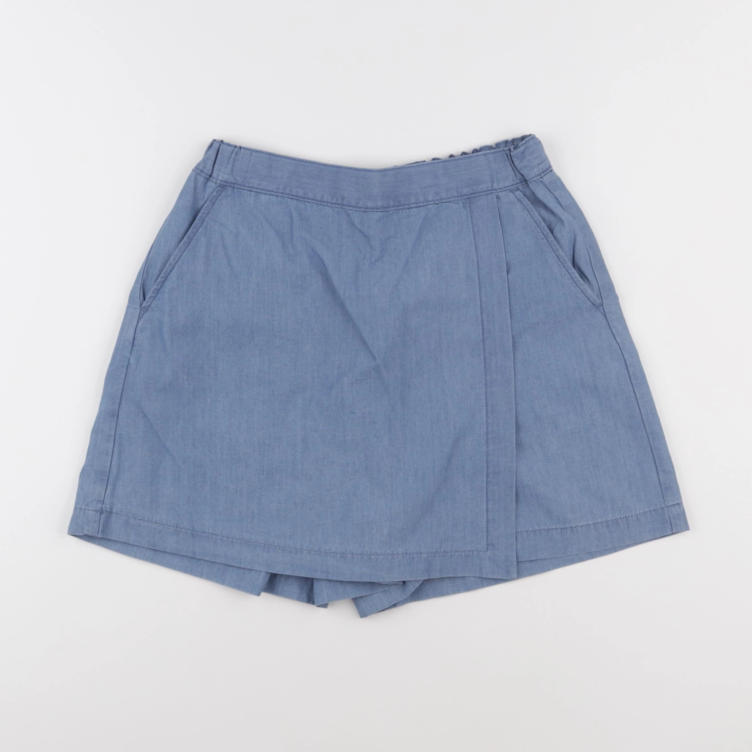 Uniqlo - jupe short bleu - 11/12 ans
