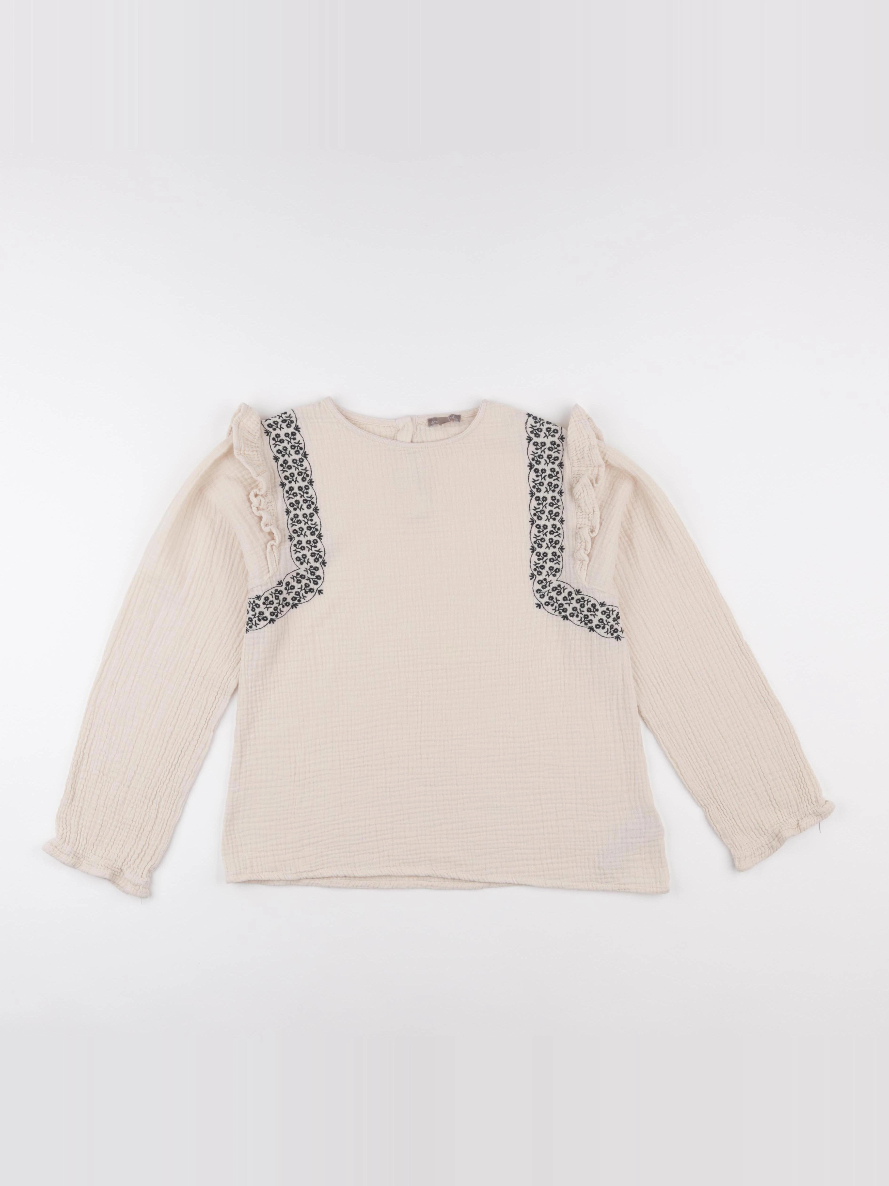 Emile et Ida - blouse beige - 12 ans
