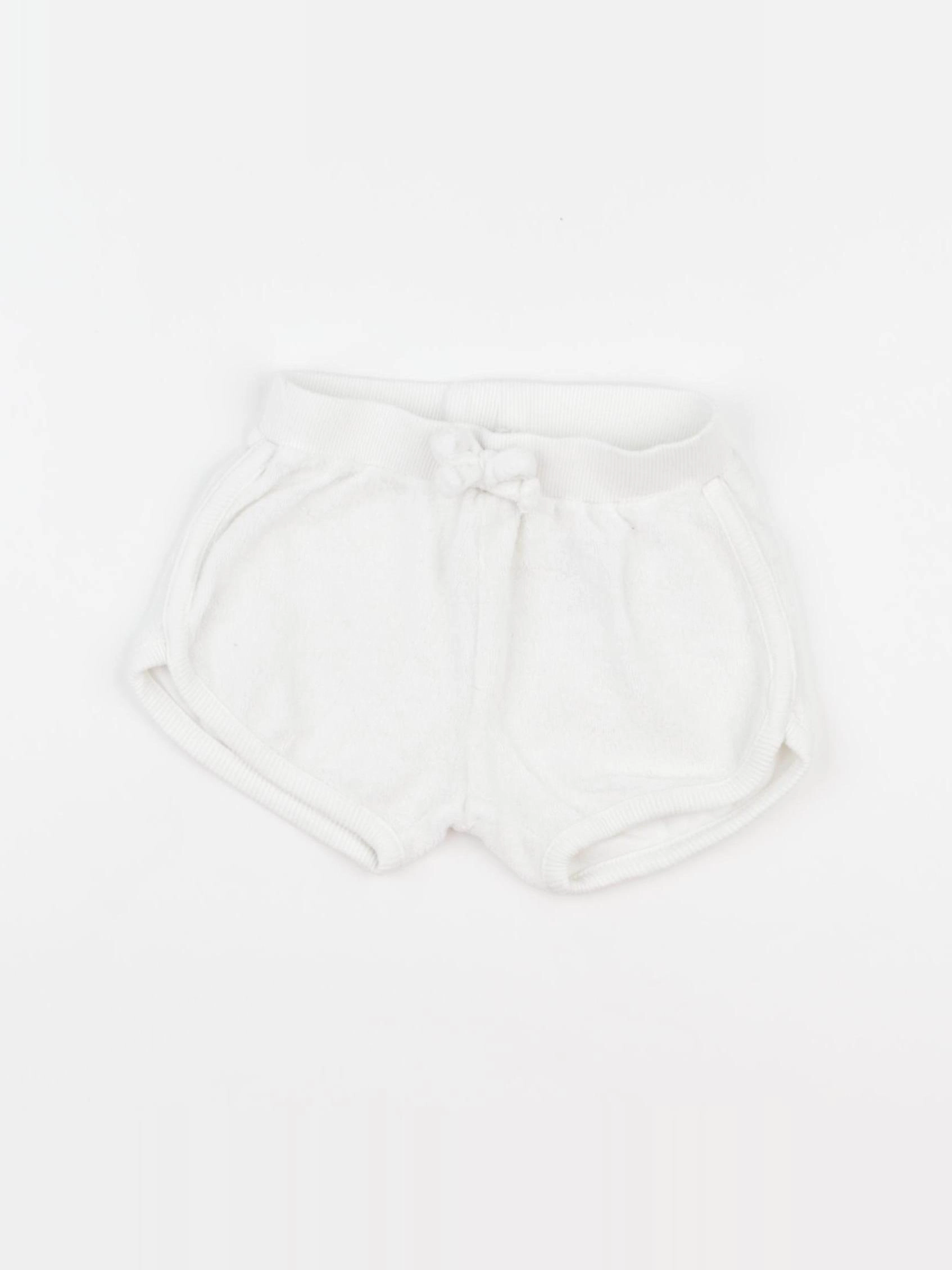 Vertbaudet - short blanc - 12/18 mois