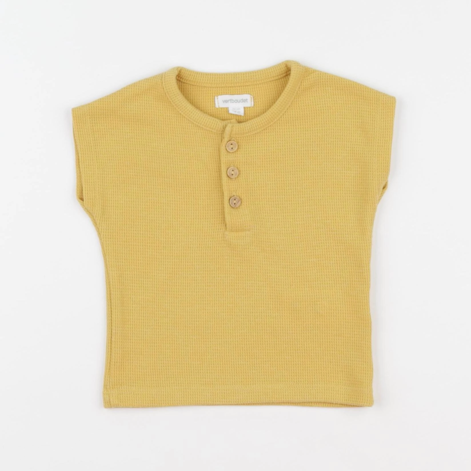 Vertbaudet - tee-shirt jaune - 18 mois