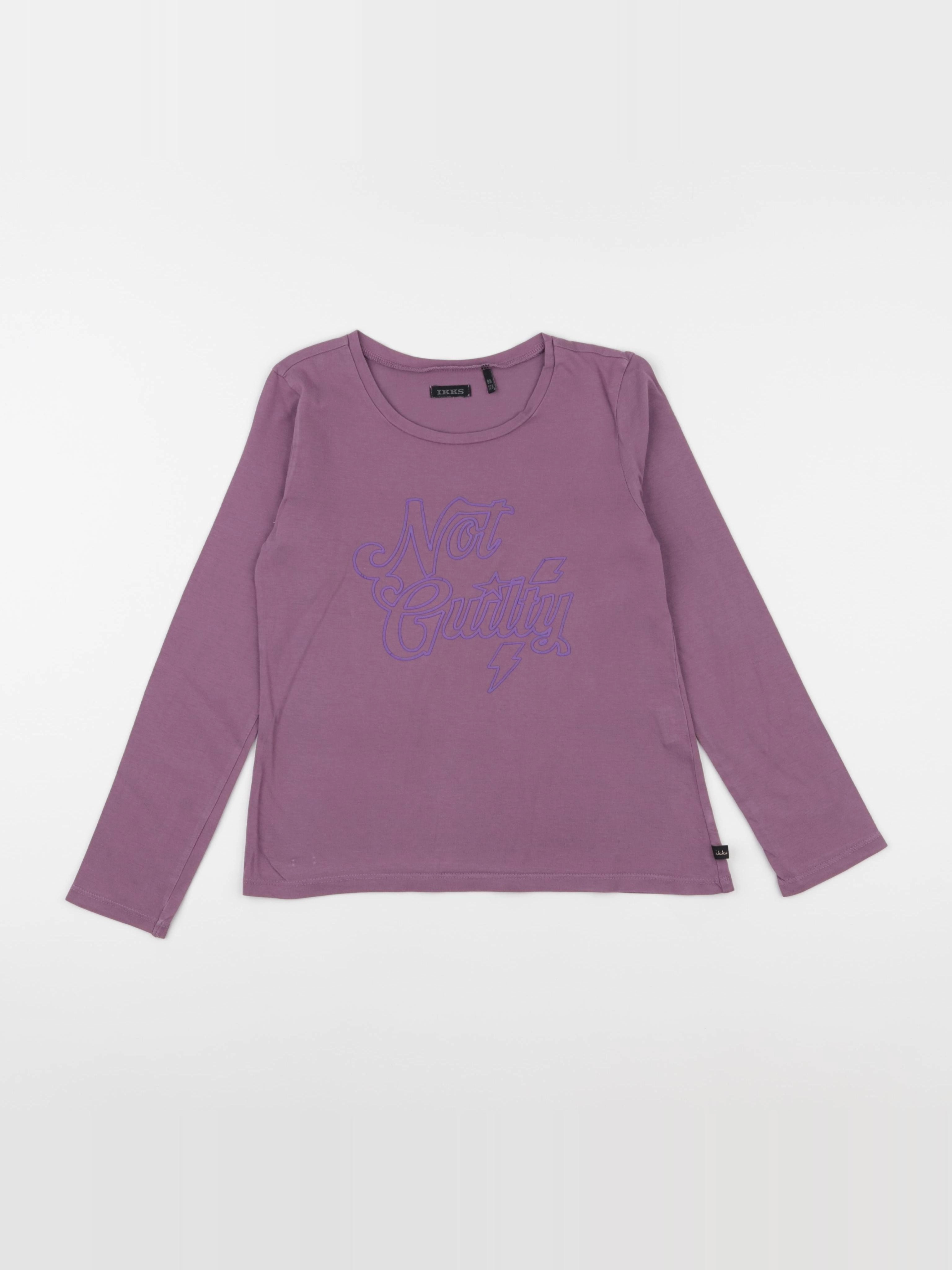 IKKS - tee-shirt violet - 8 ans