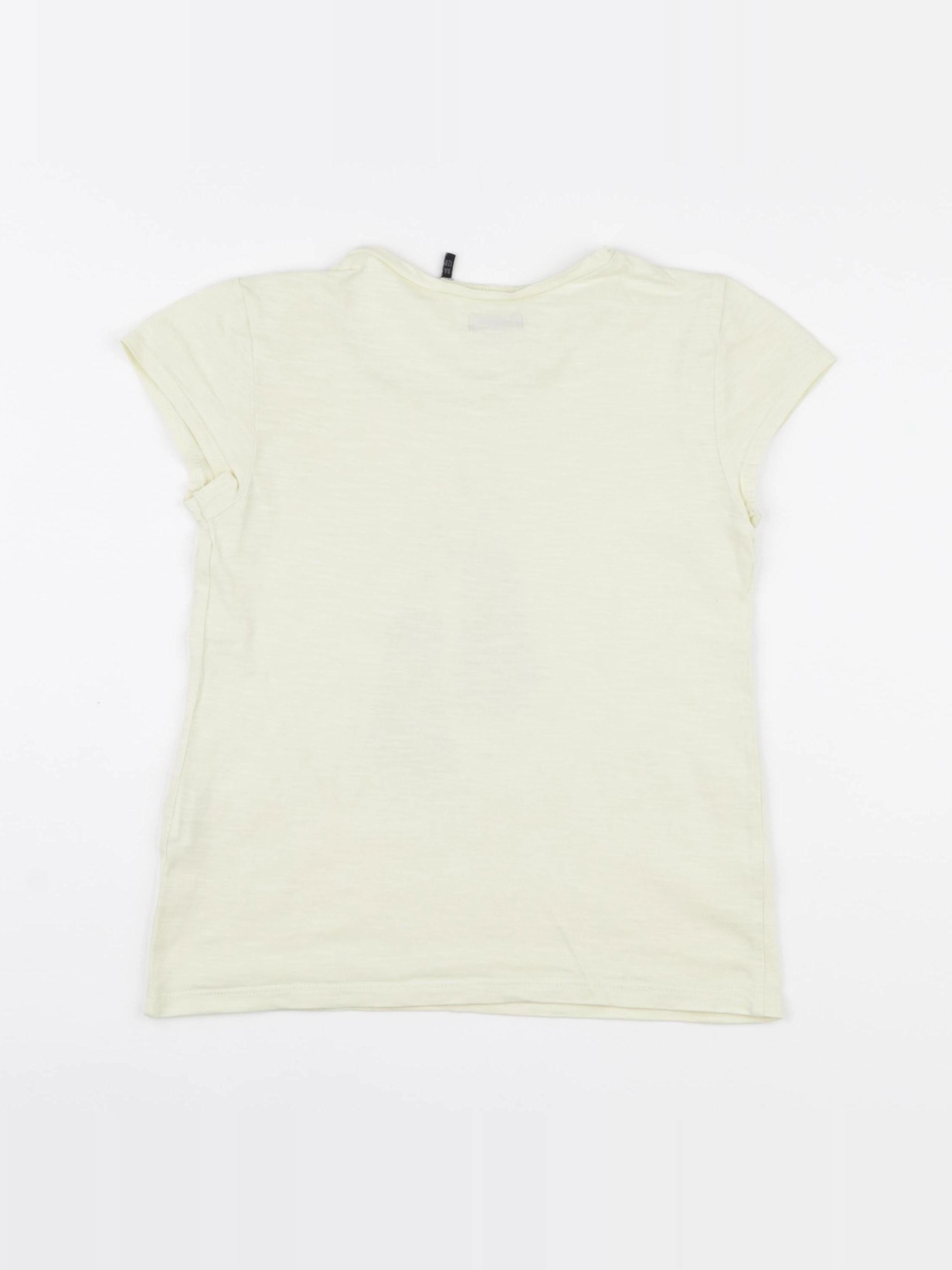 IKKS - tee-shirt jaune - 8 ans