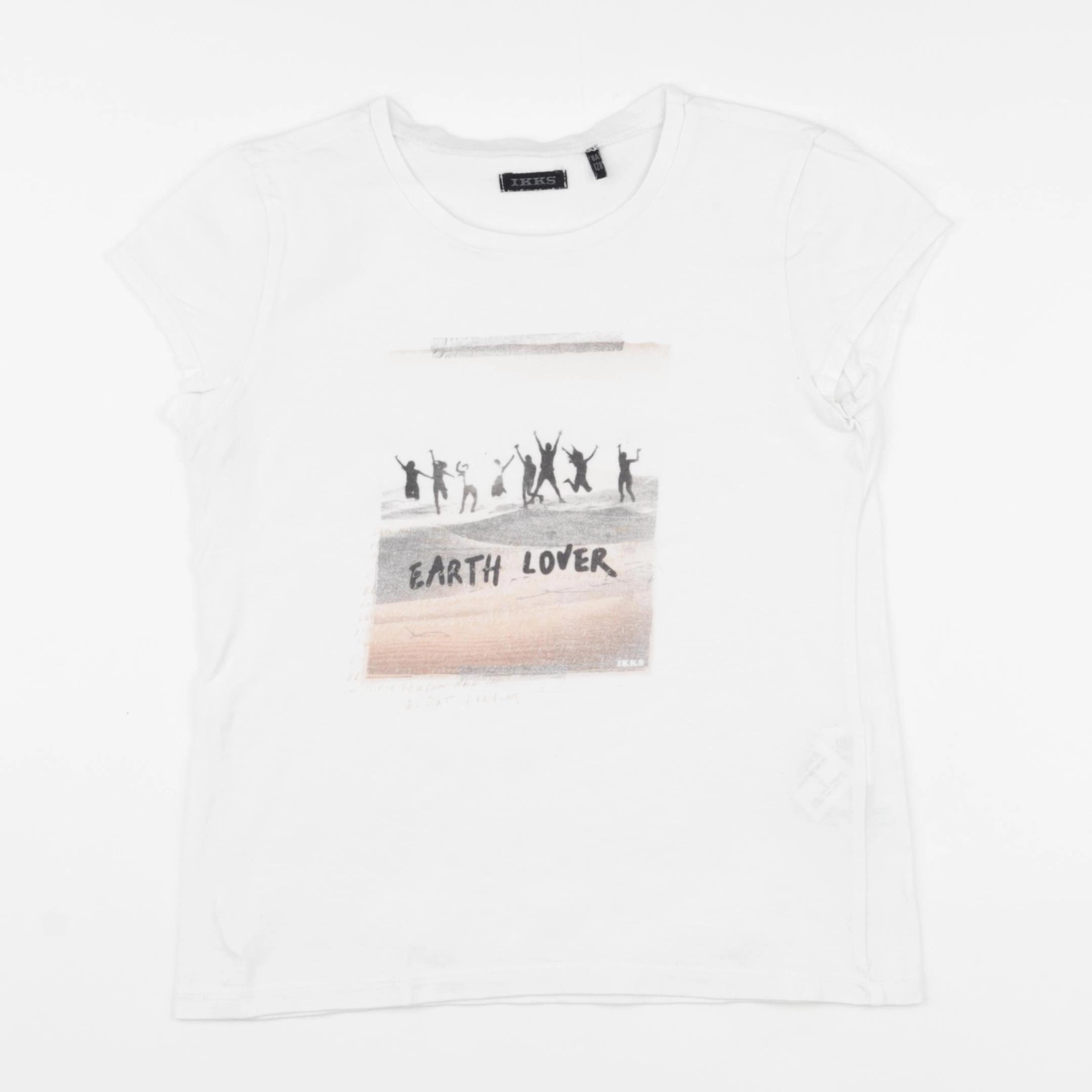 IKKS - tee-shirt blanc - 8 ans