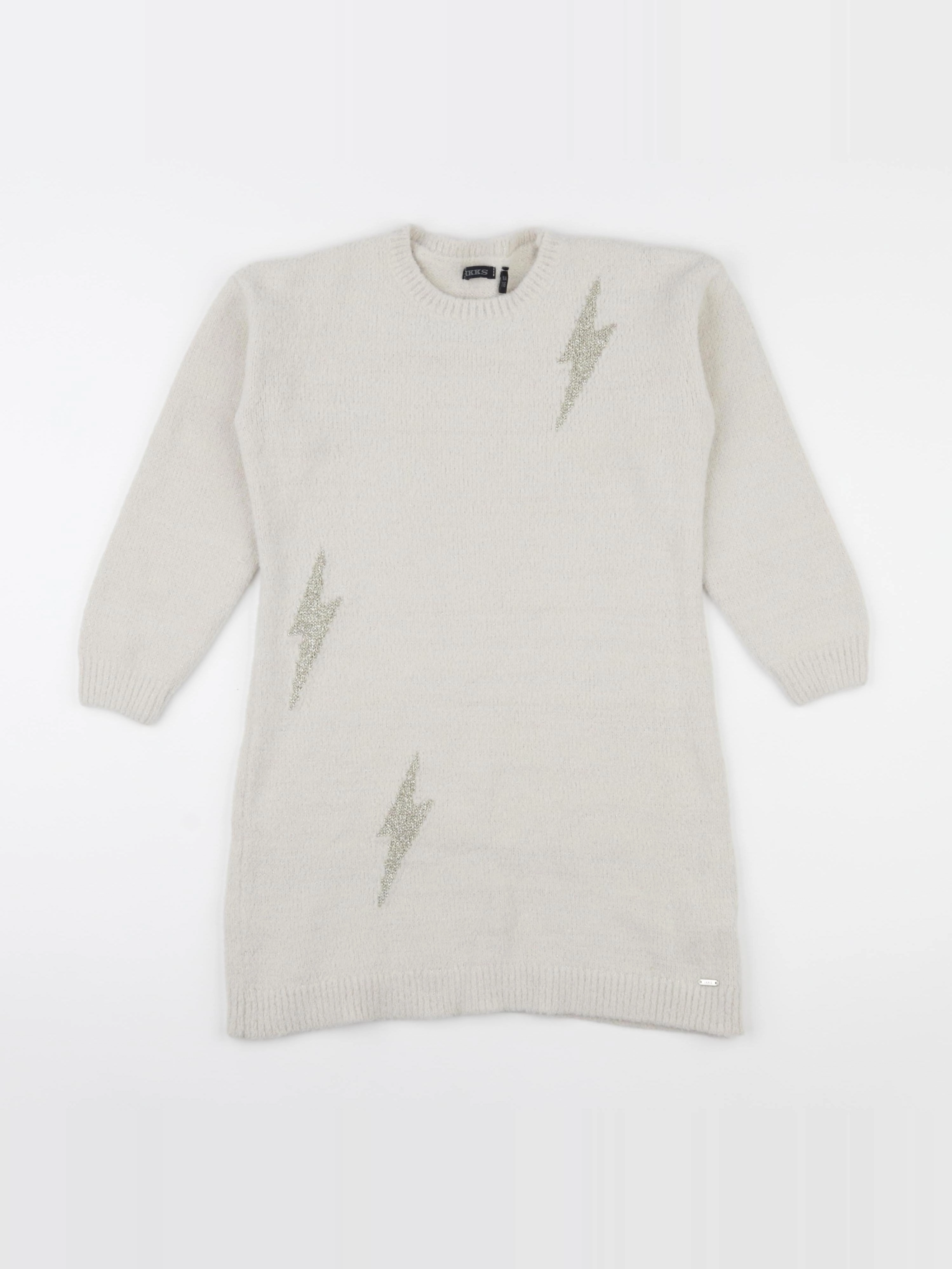 IKKS - robe beige, or - 6 ans