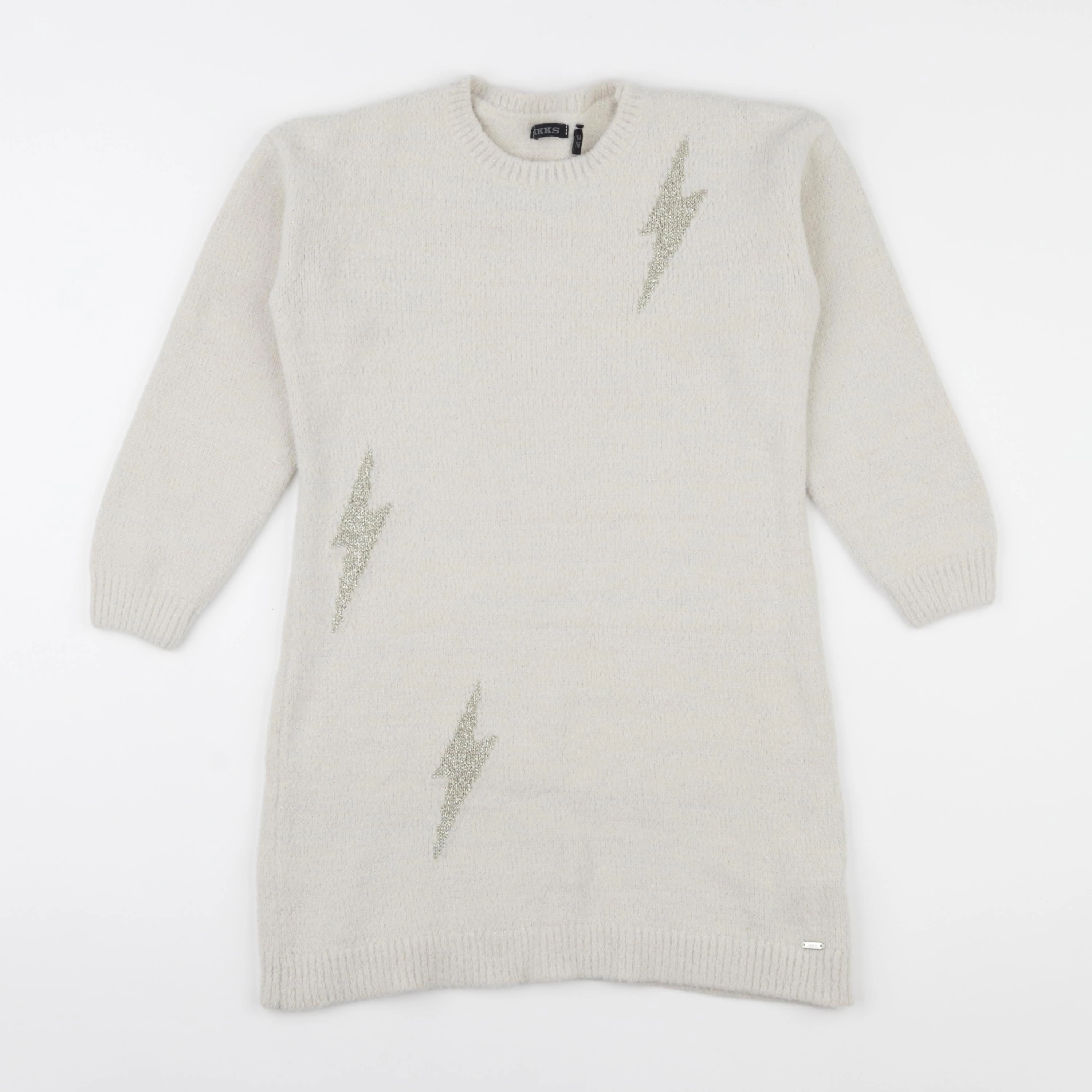 IKKS - robe beige, or - 6 ans
