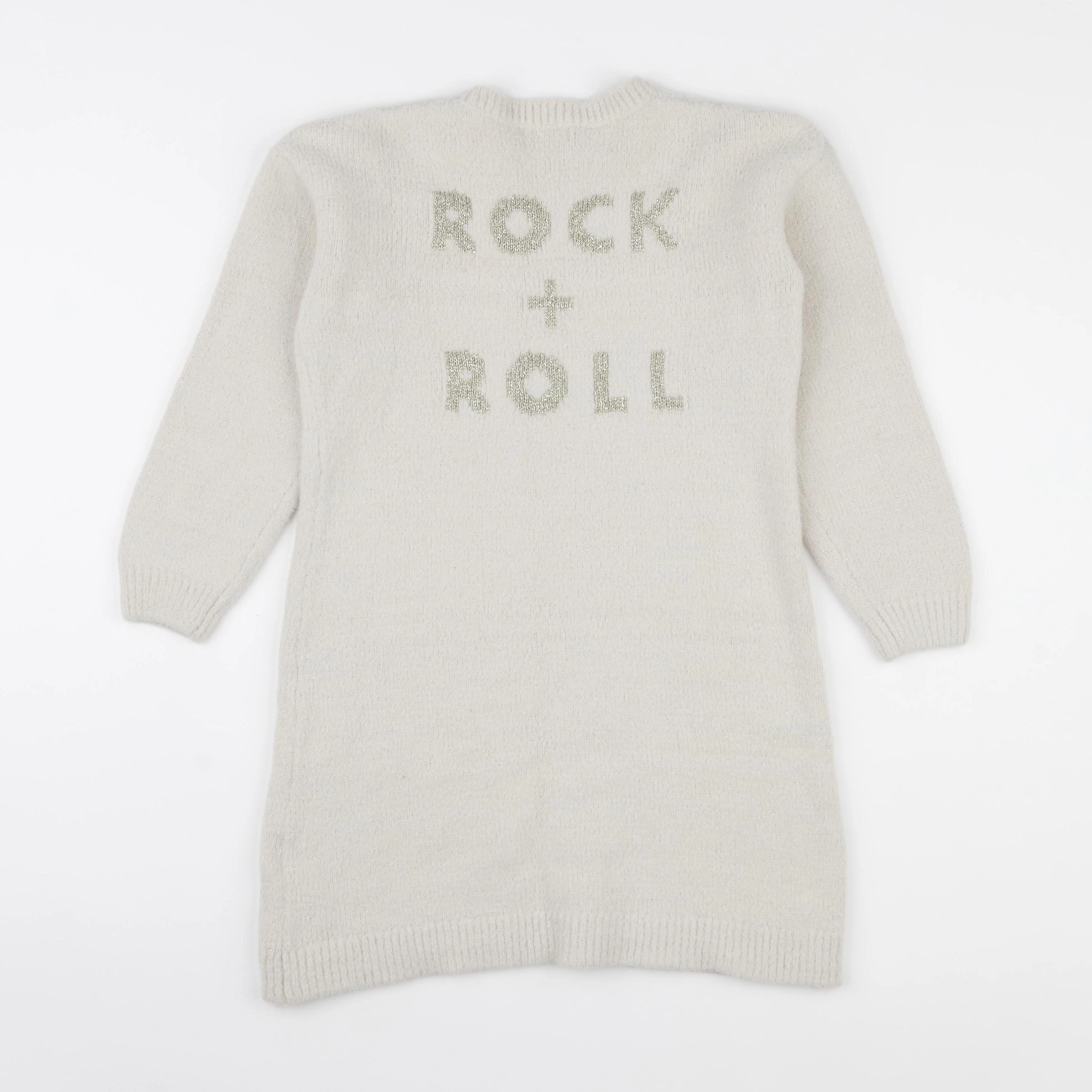 IKKS - robe beige, or - 6 ans