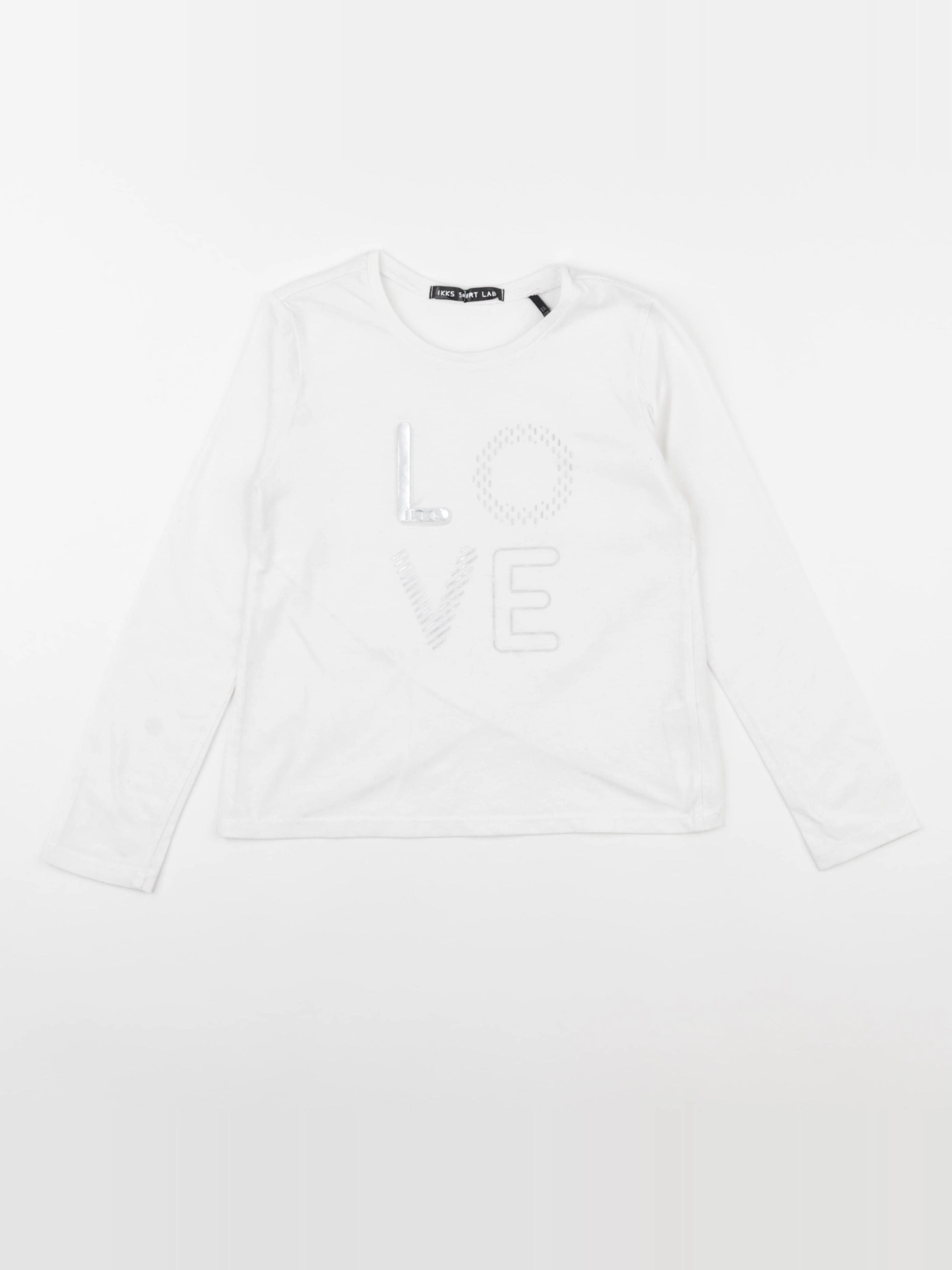 IKKS - tee-shirt blanc - 8 ans