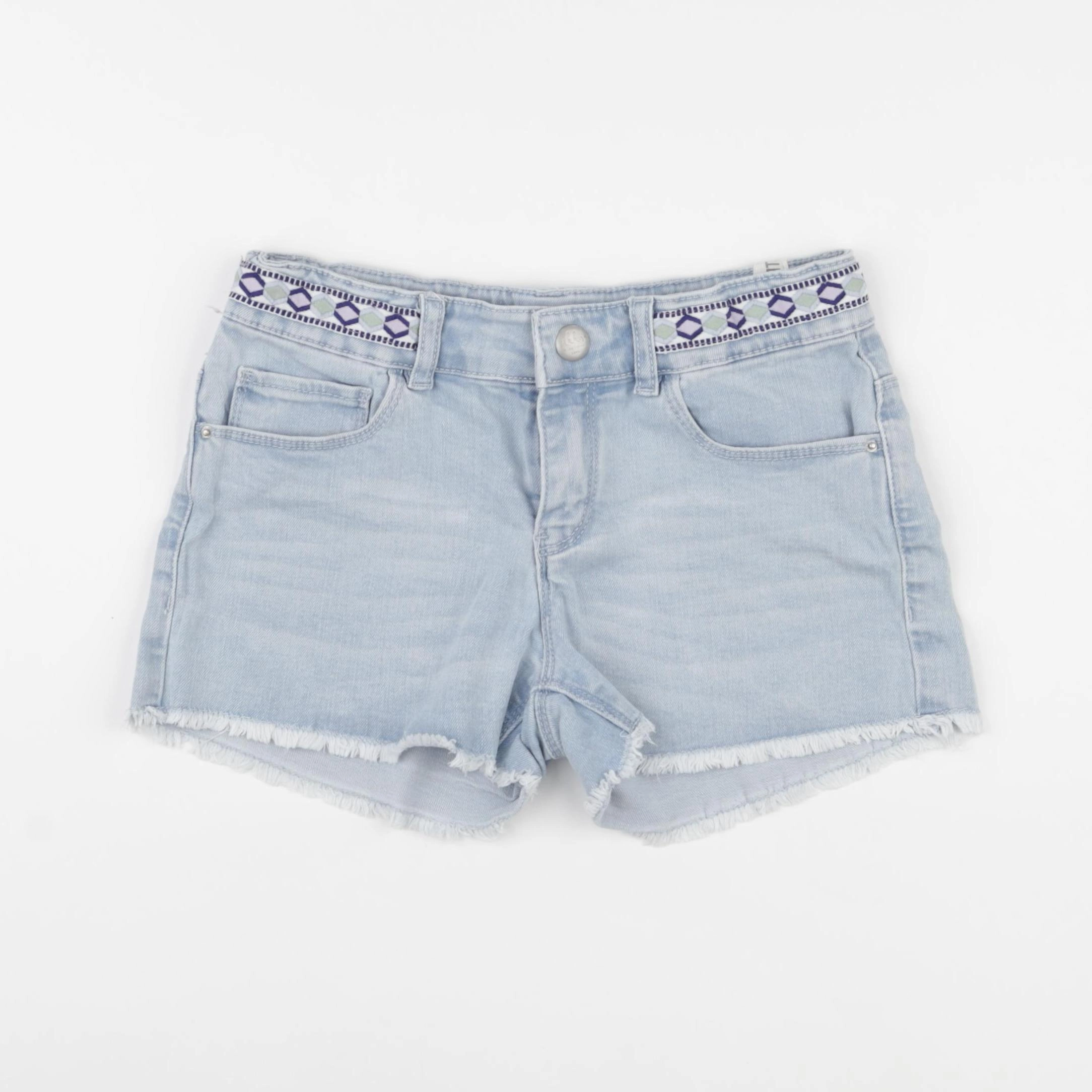 IKKS - short bleu - 8 ans