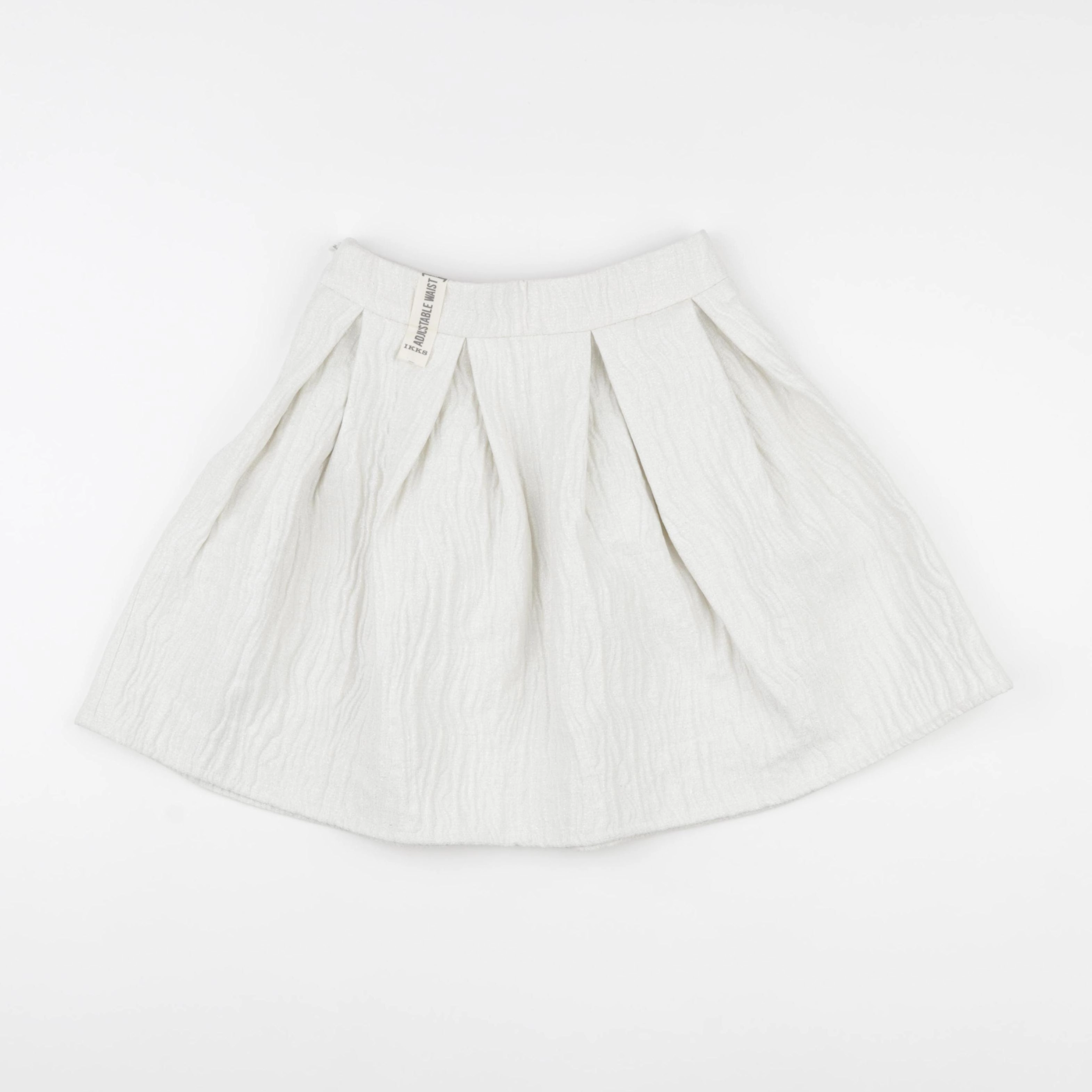 IKKS - jupe beige, argent - 8 ans