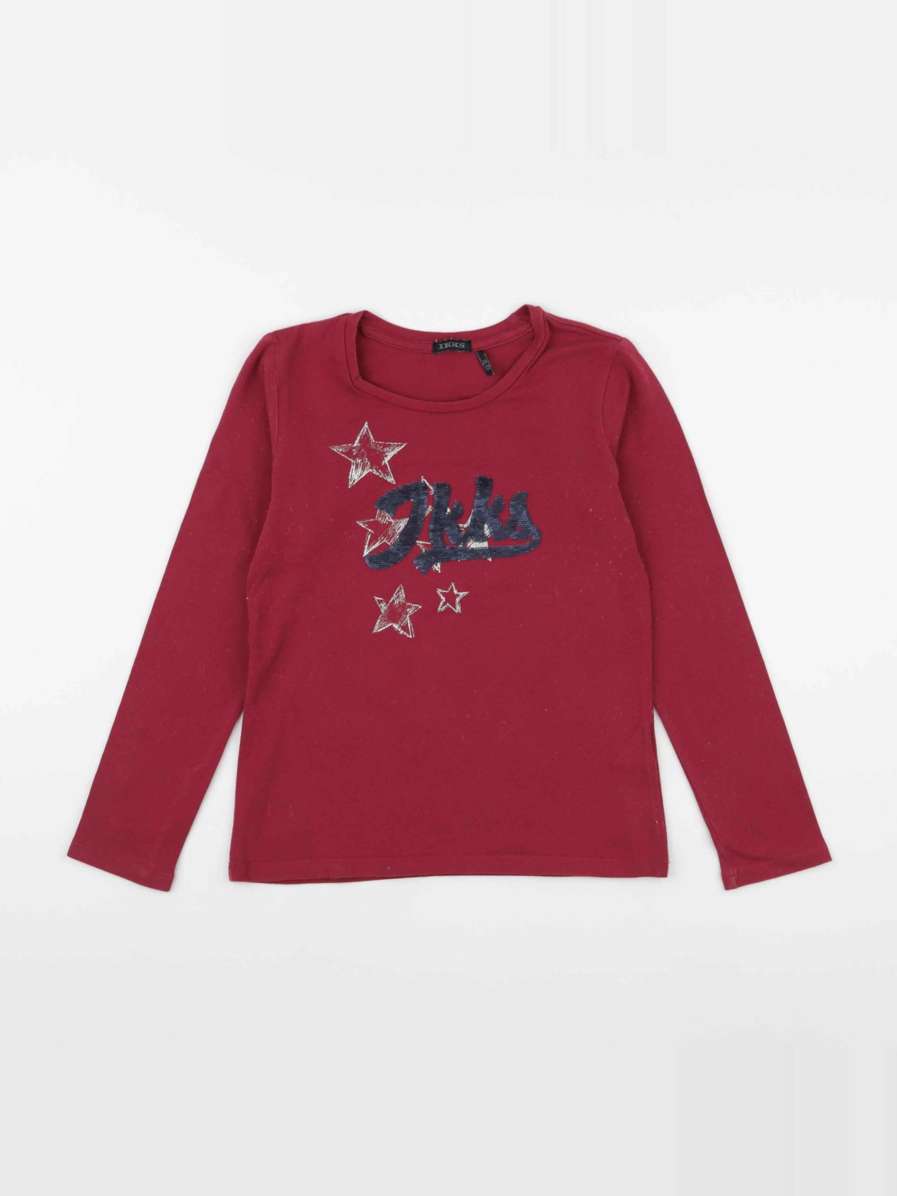 IKKS - tee-shirt rouge - 8 ans