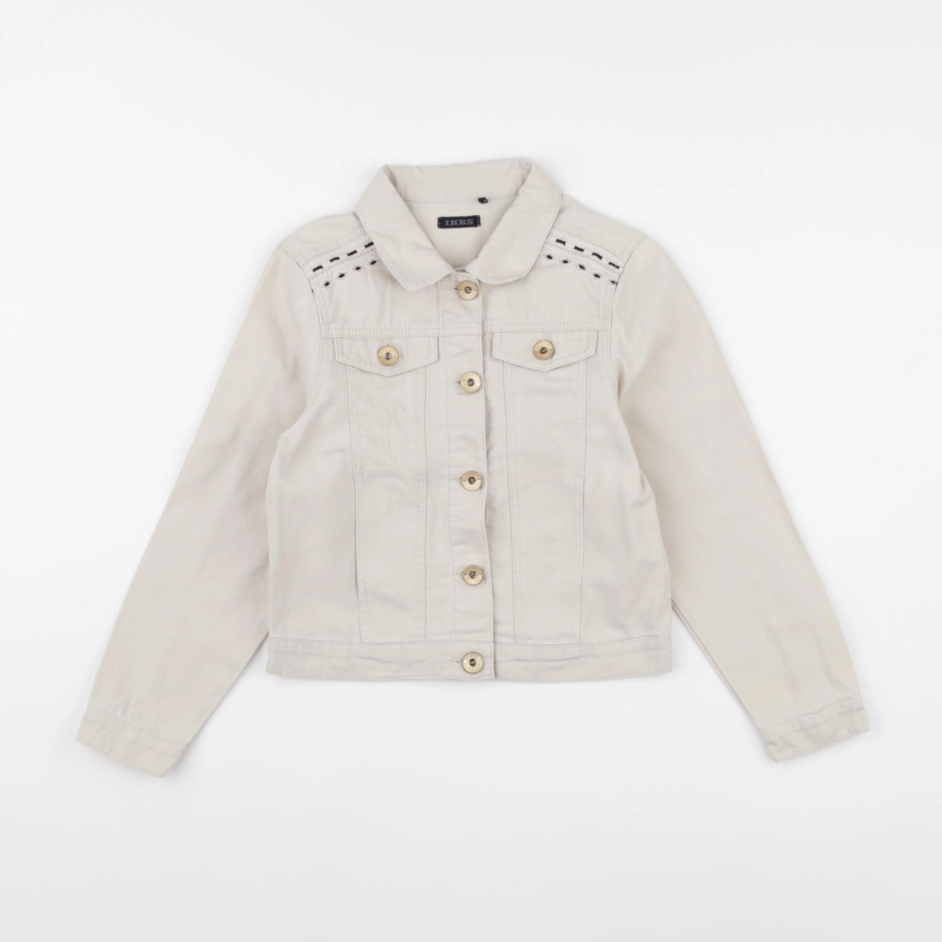 IKKS - veste beige - 6 ans
