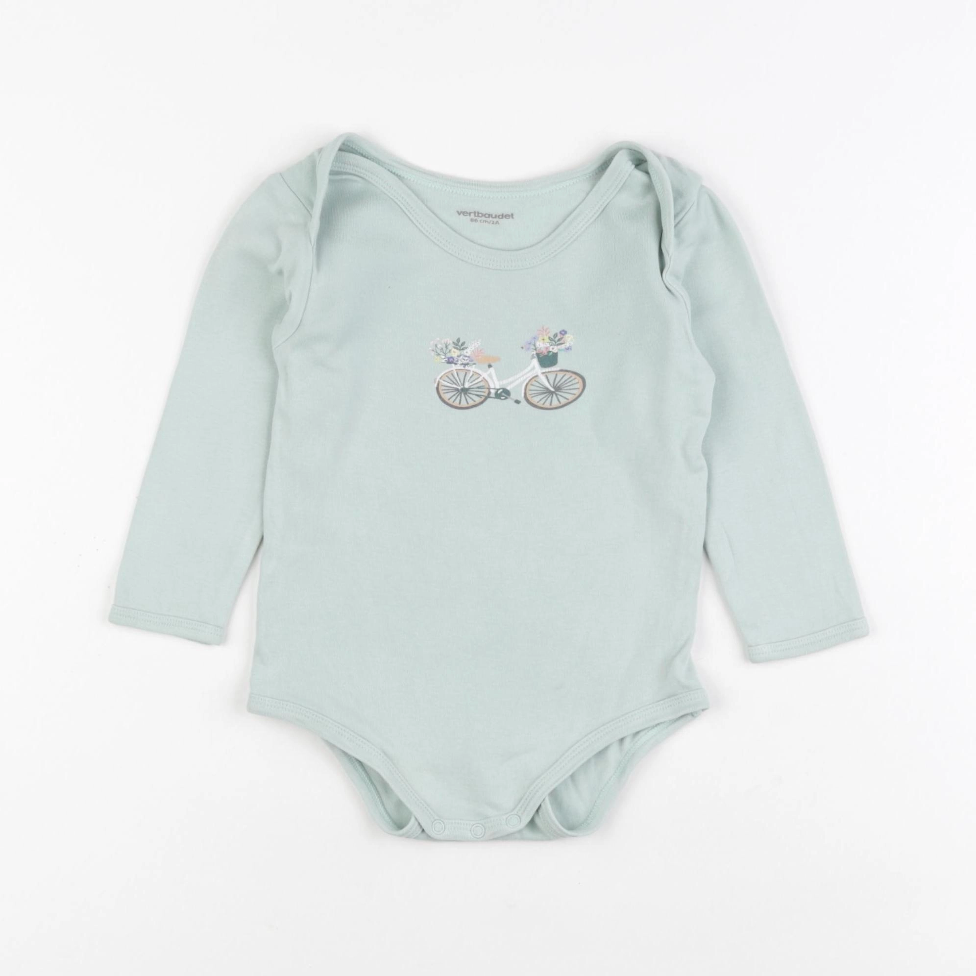 Vertbaudet - body vert - 2 ans